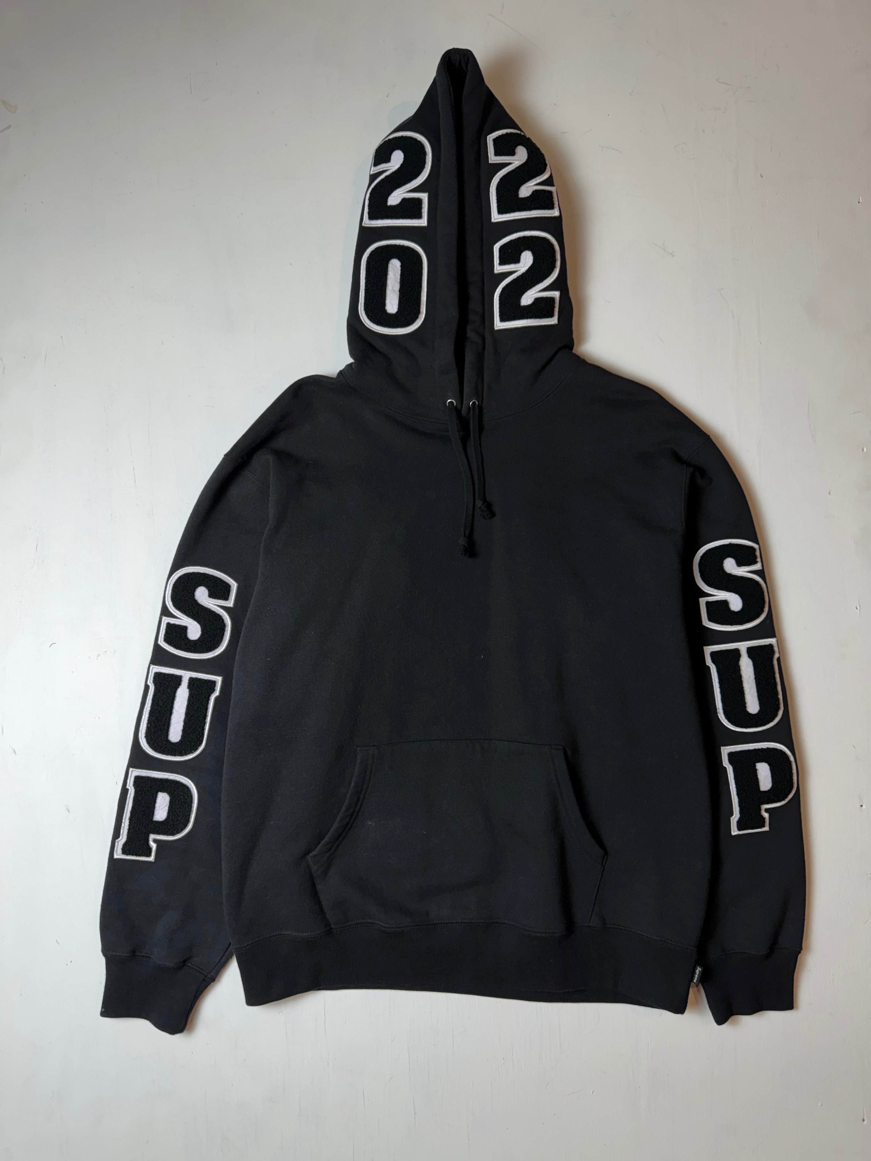 Black Supreme Team Patch Hoodie