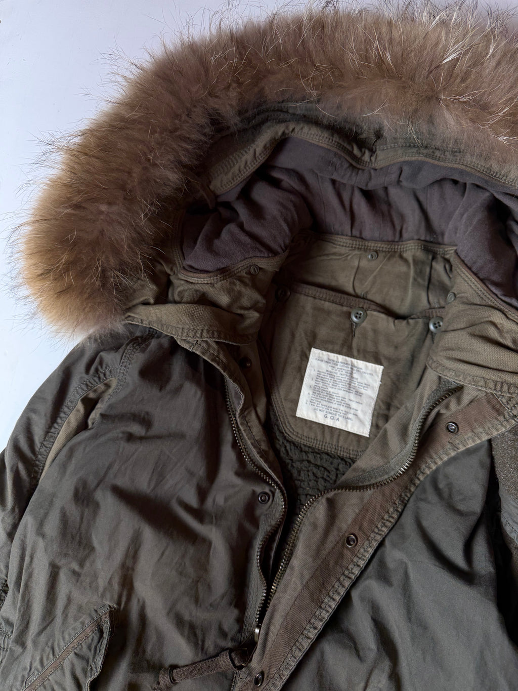 GOA Sherpa Fur Hood Long Coat