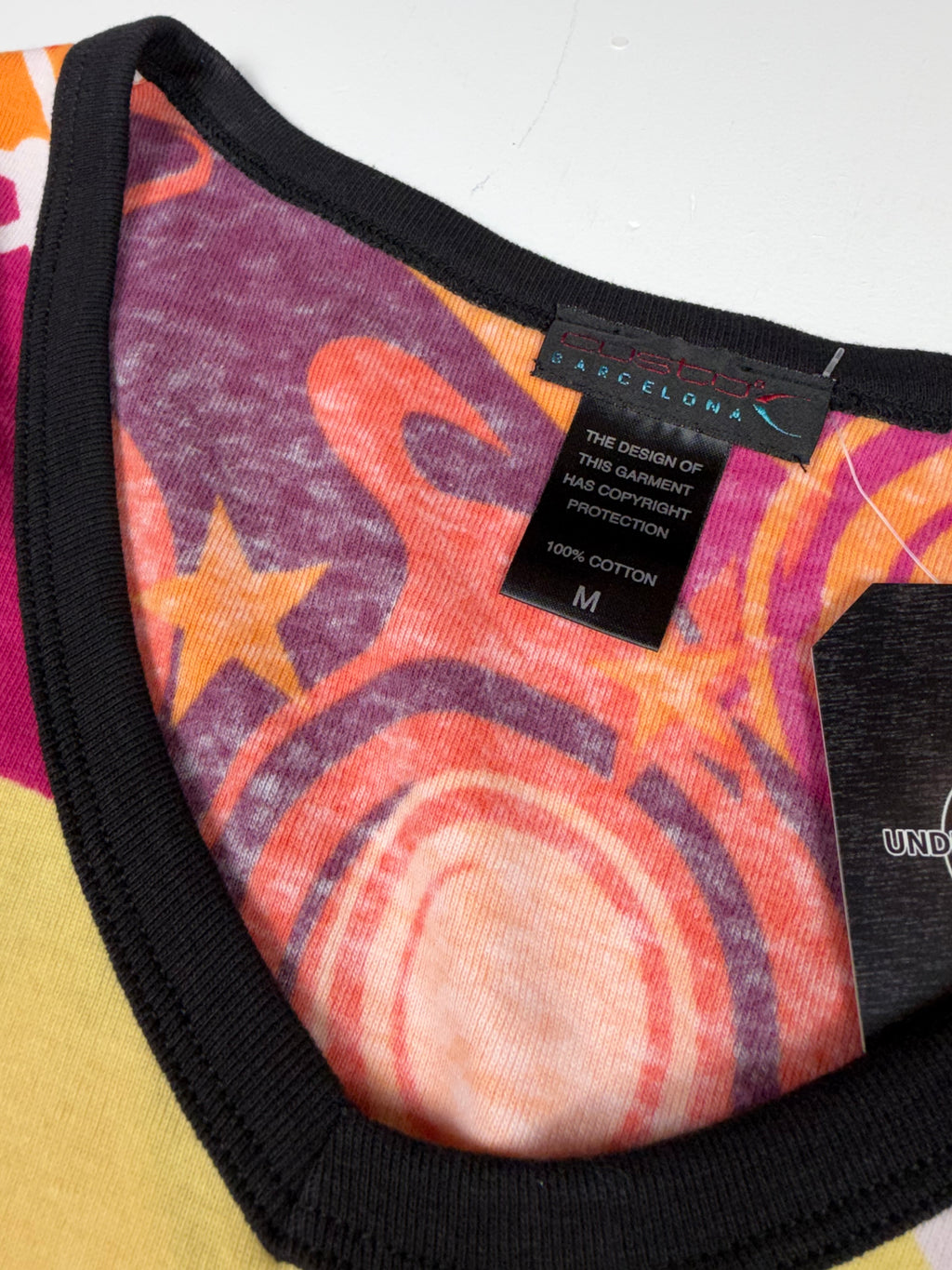 Pink Custo Hayes Abstract Portrait Femme Tank Top