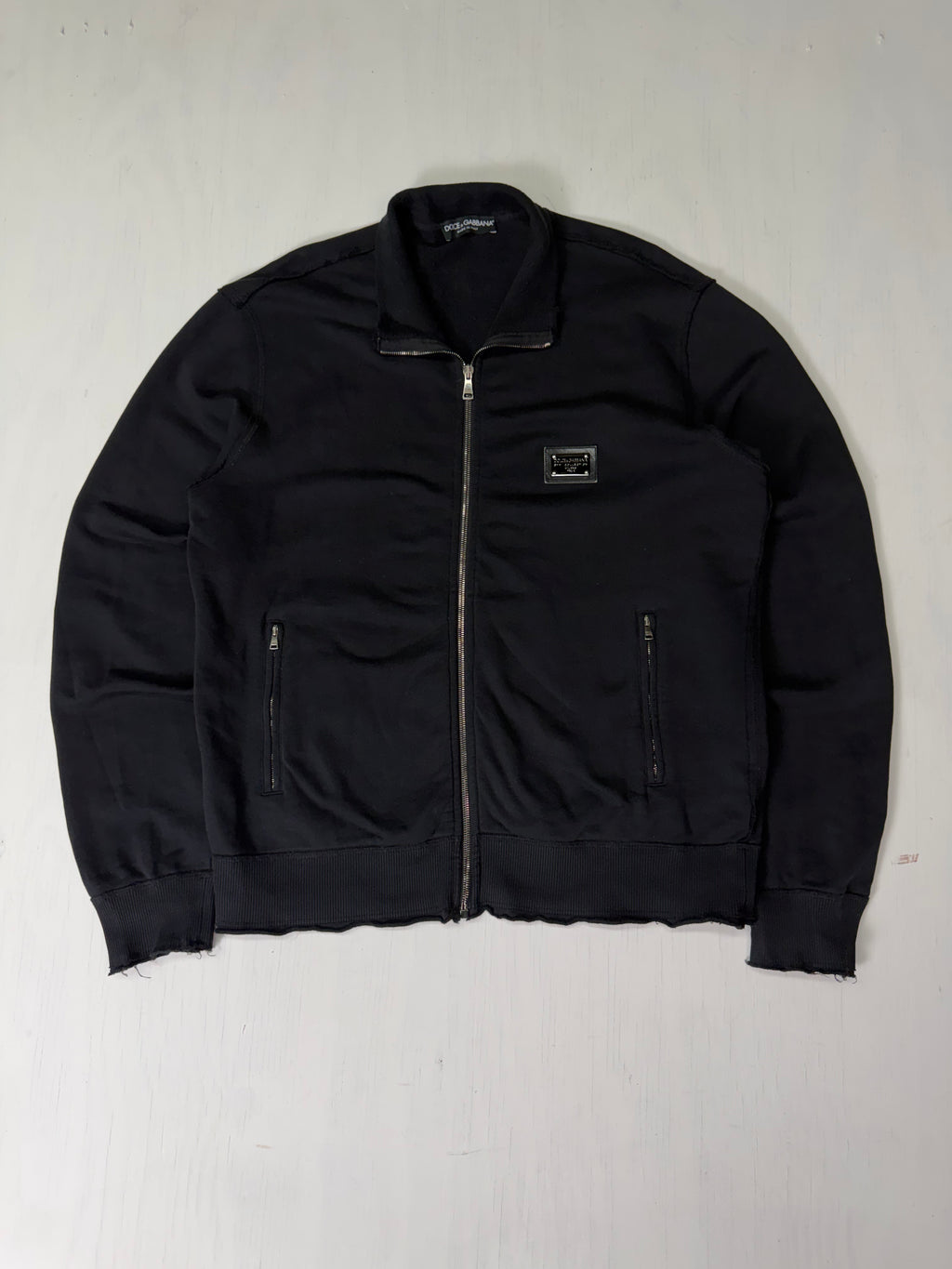 Black Dolce & Gabbana Zip Up Sweater