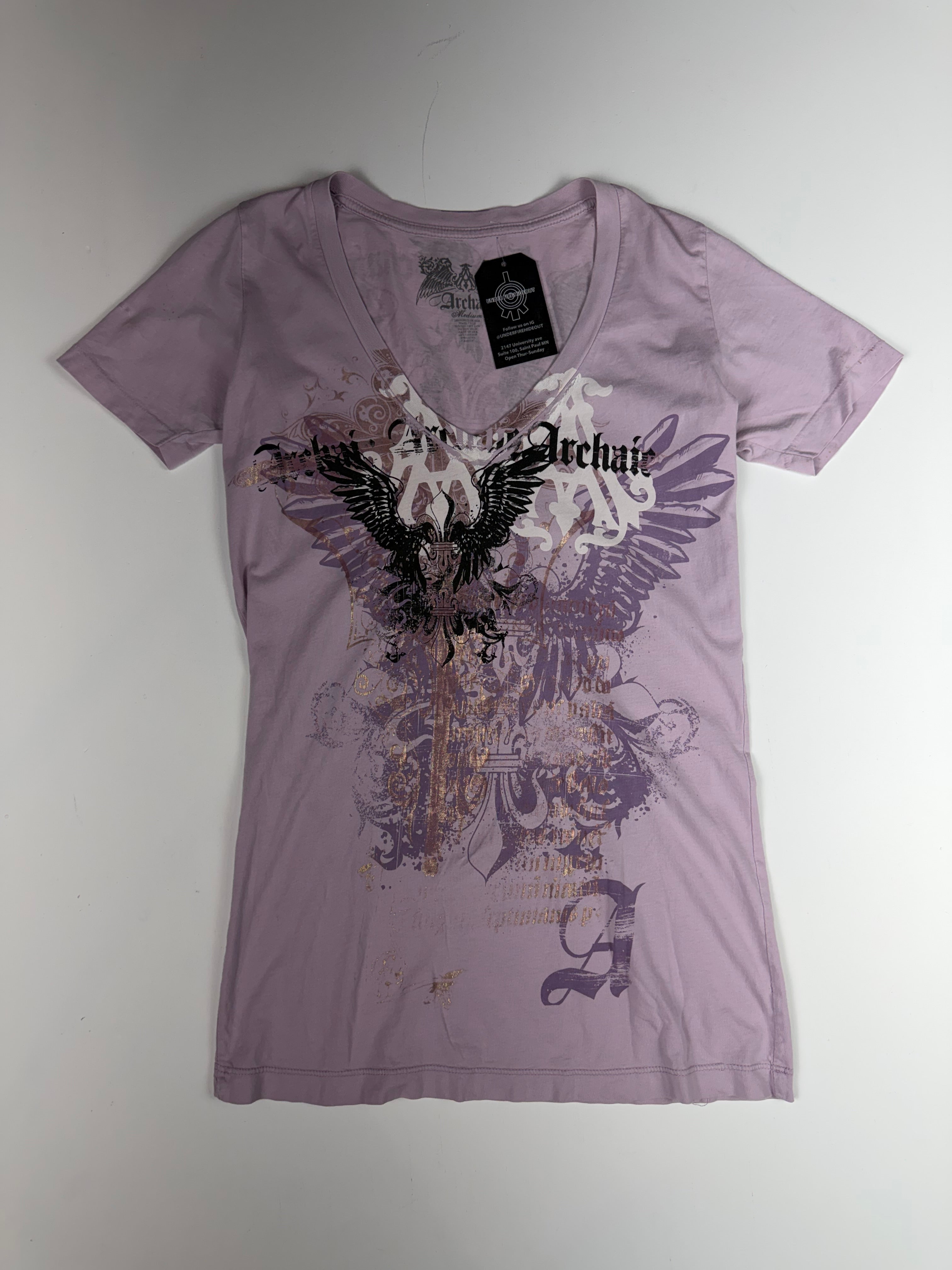 Light Purple Y2K Femme Top