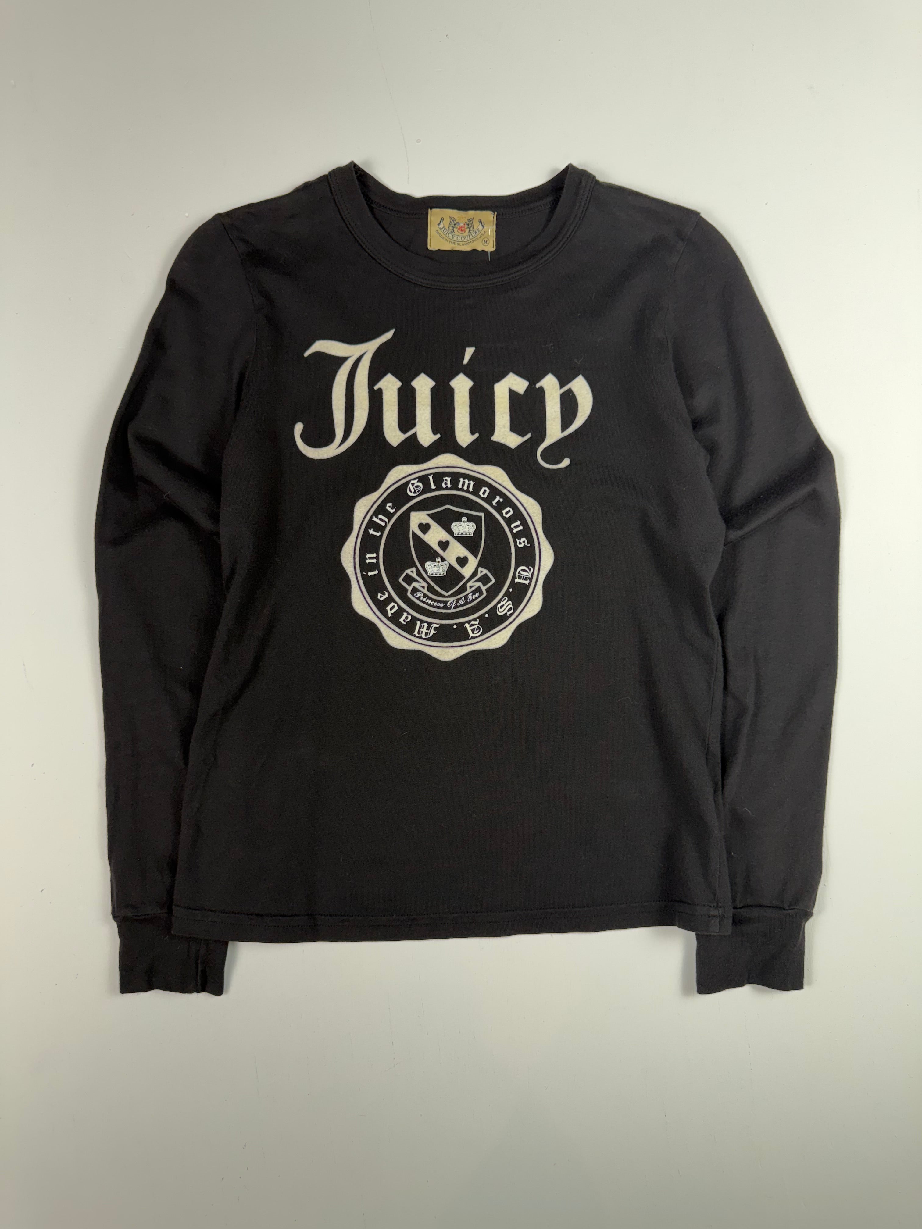 Black Juicy Couture Emblem Longsleeve