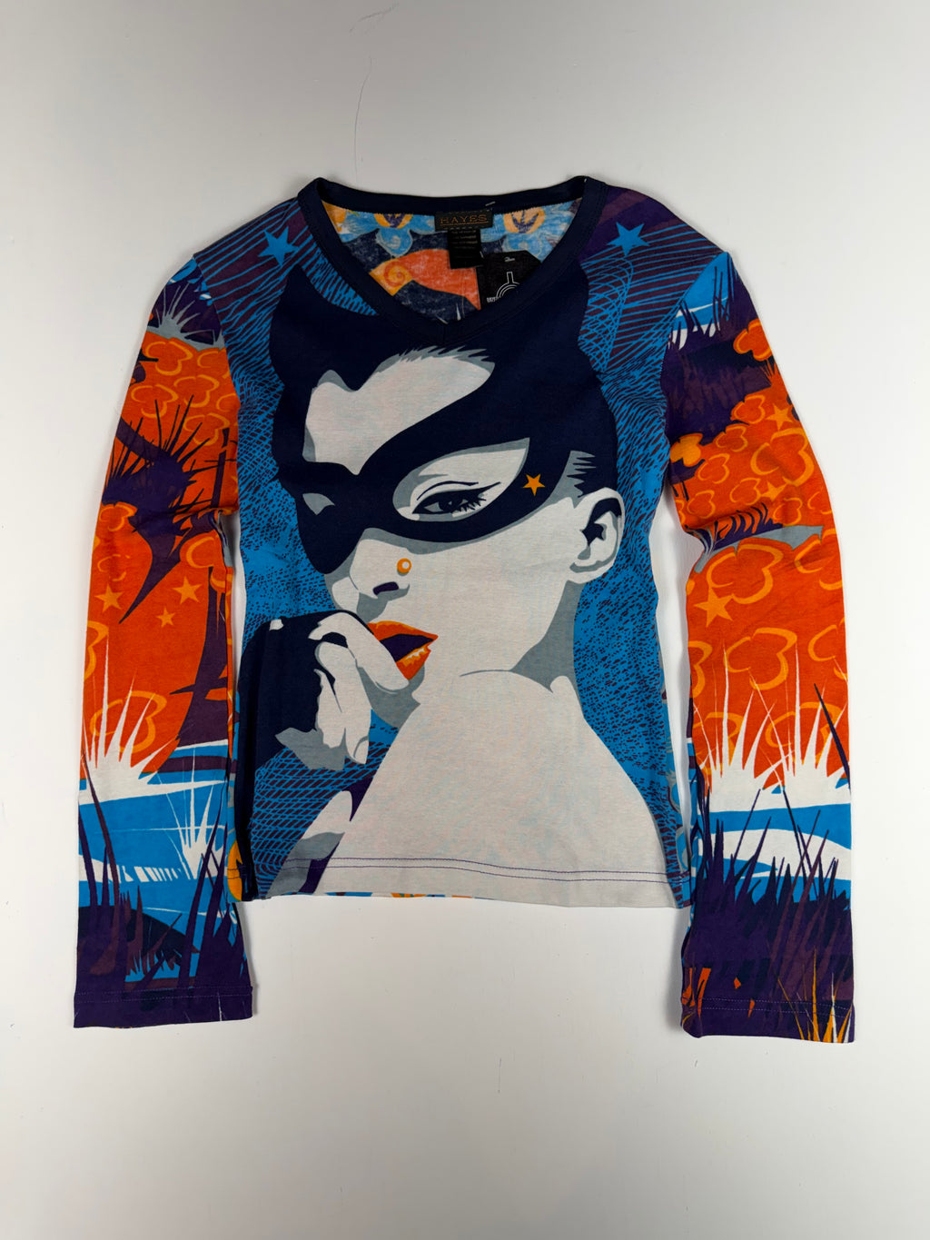 Blue Custo Hayes Masquerade Femme Longsleeve