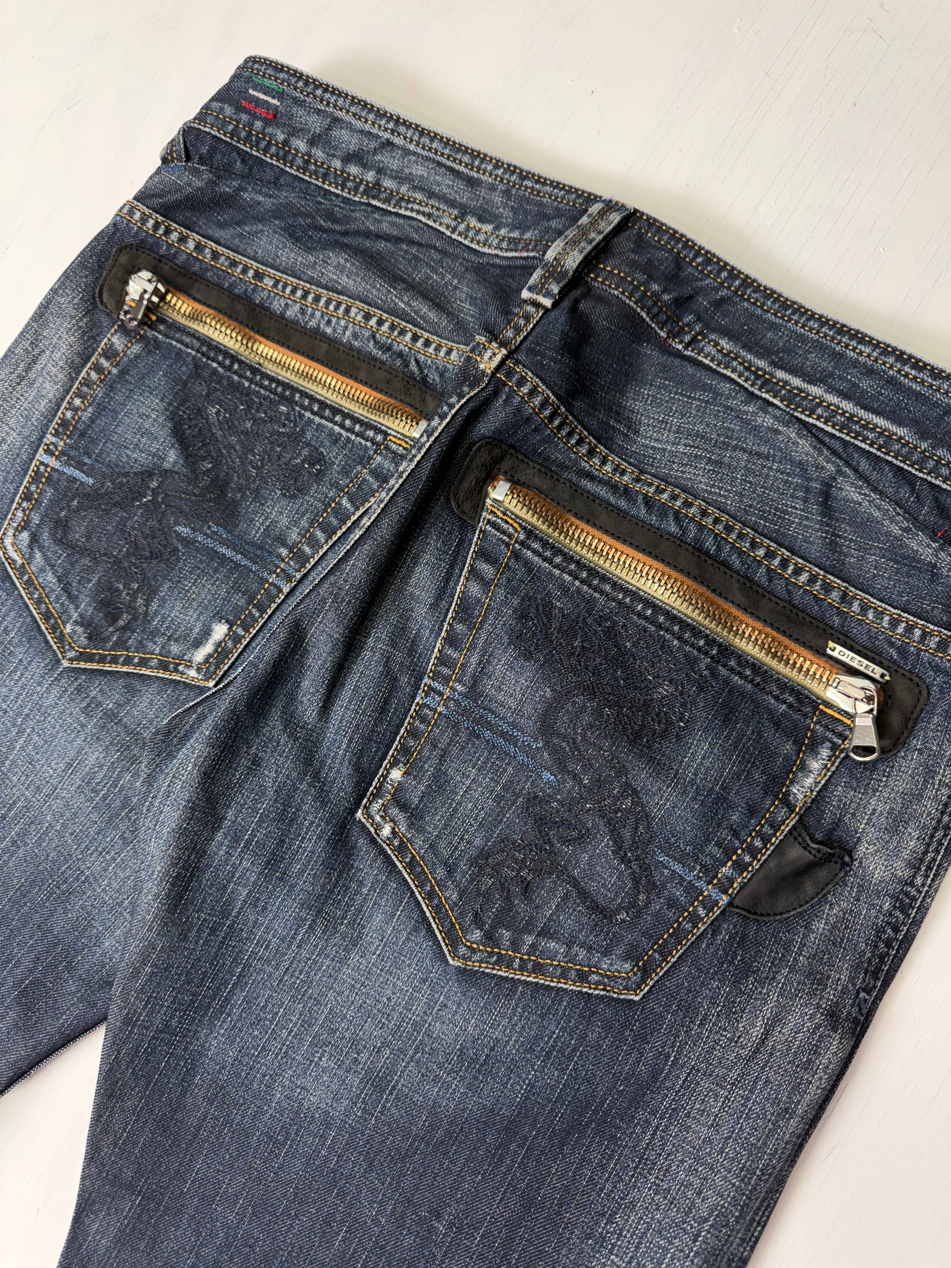 Darkwash Diesel Slammer Jeans