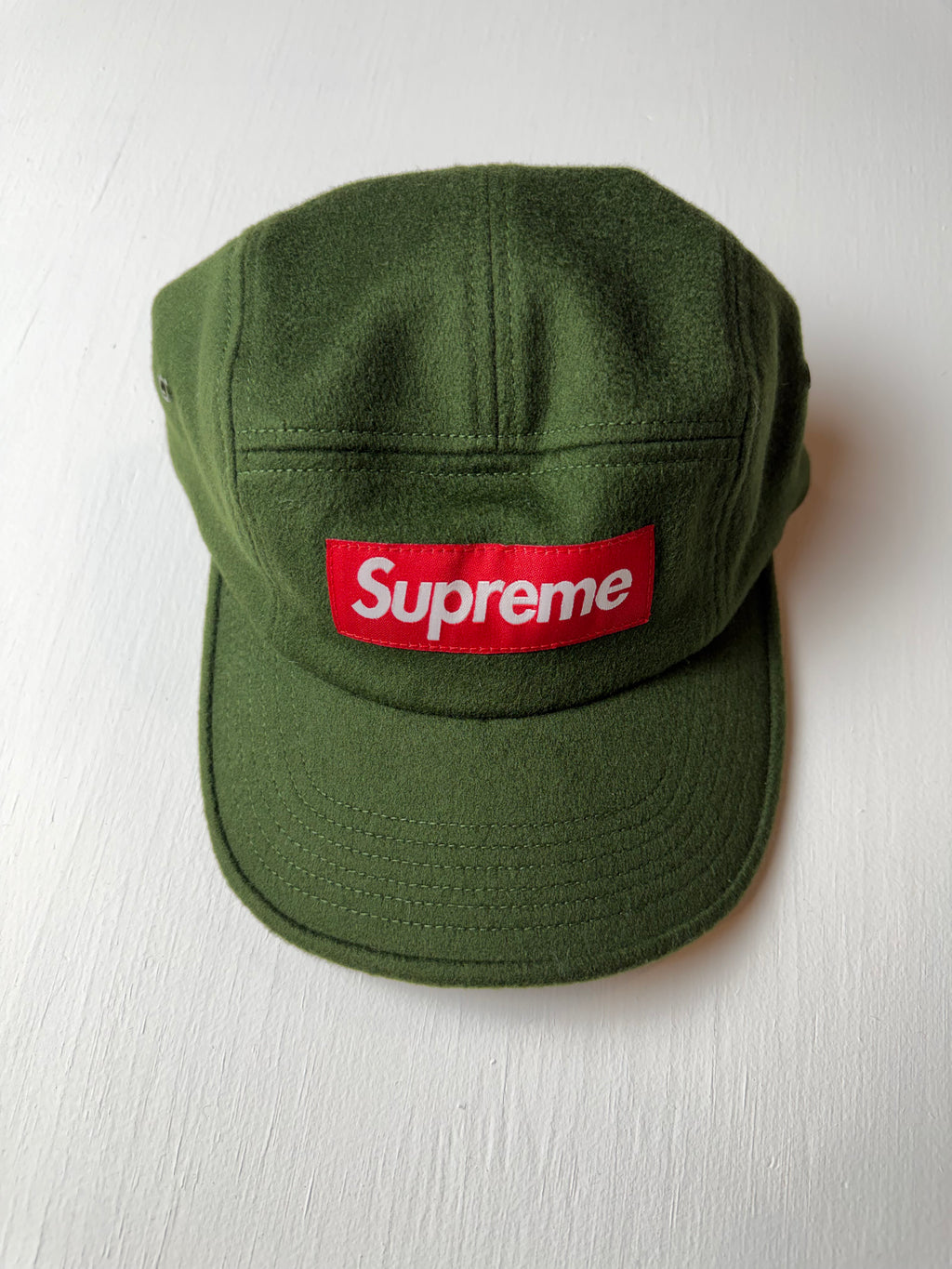Green Supreme Wool Camp Hat