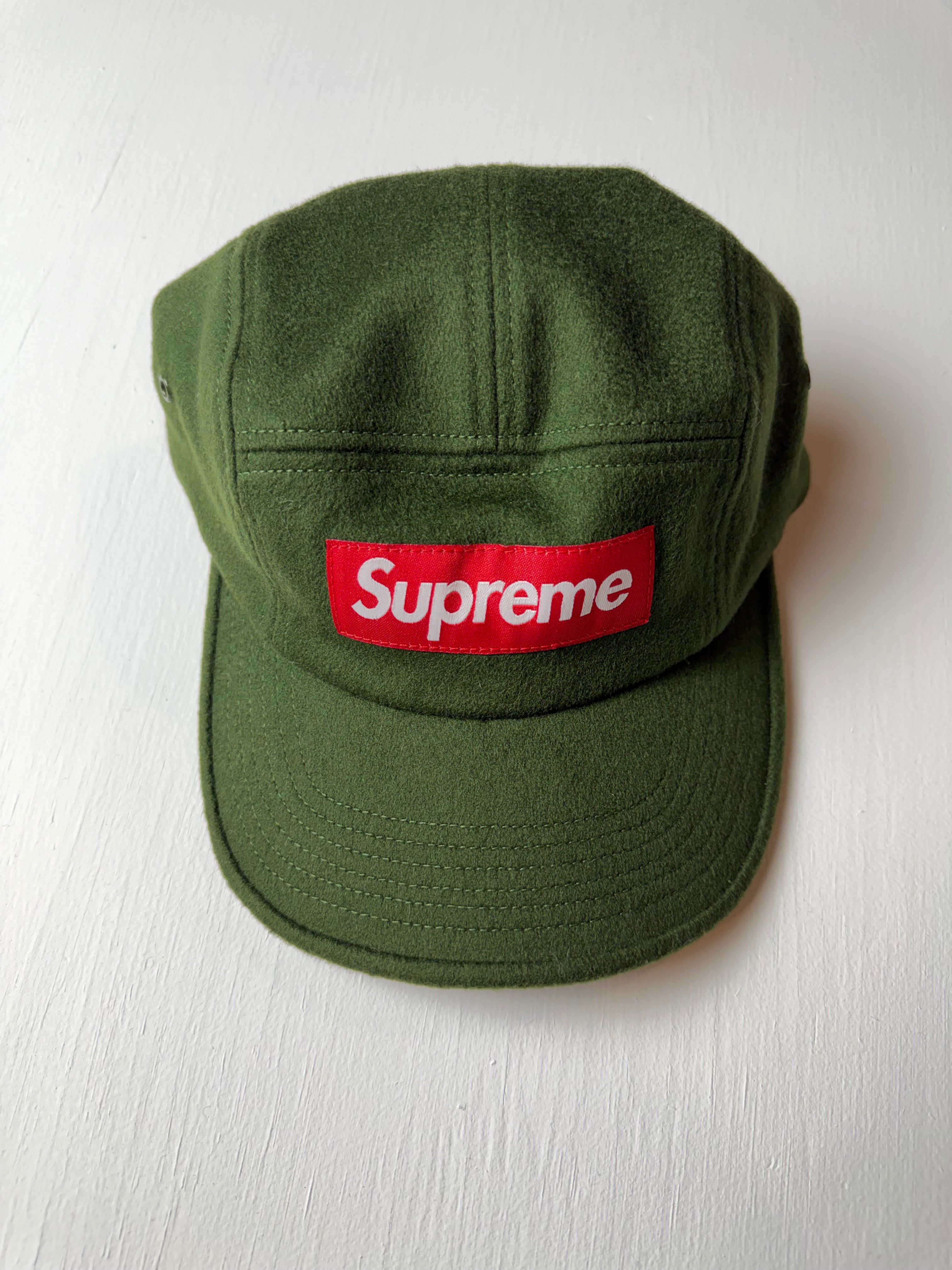 Green Supreme Wool Camp Hat
