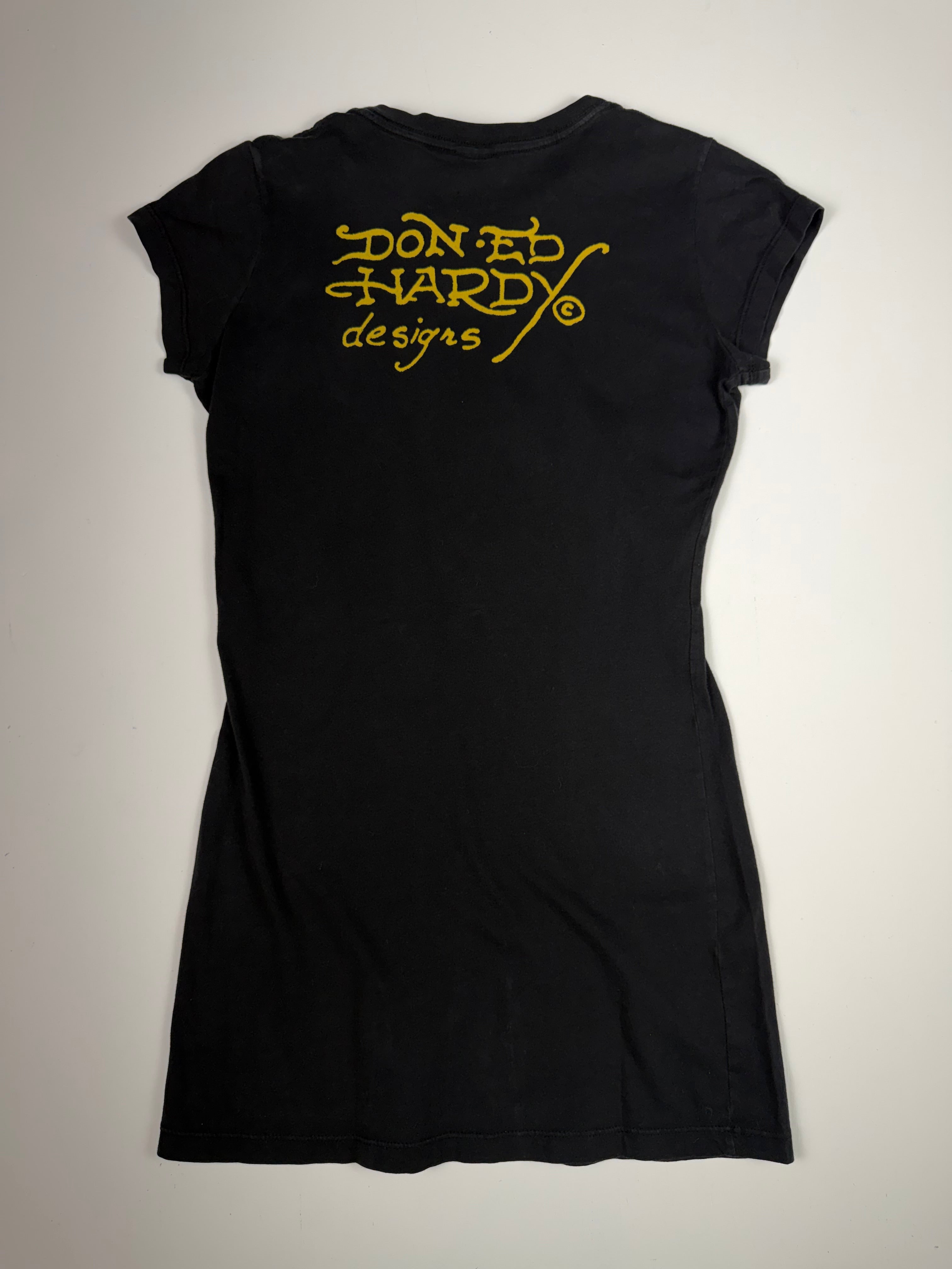 Black Ed Hardy Femme Tee