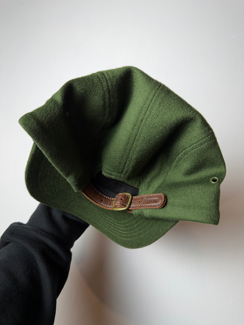 Green Supreme Wool Camp Hat