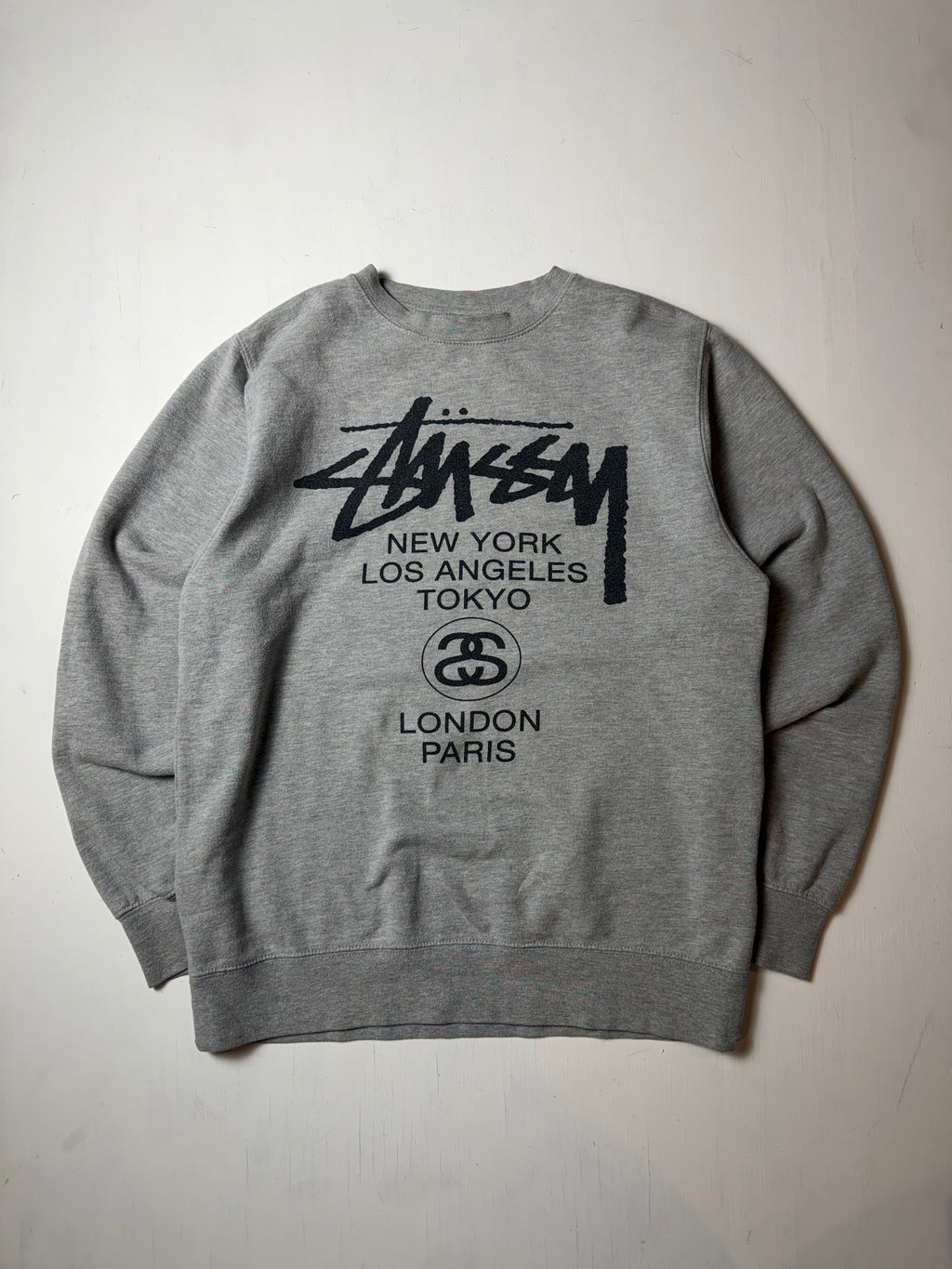 Grey Stussy Crewneck