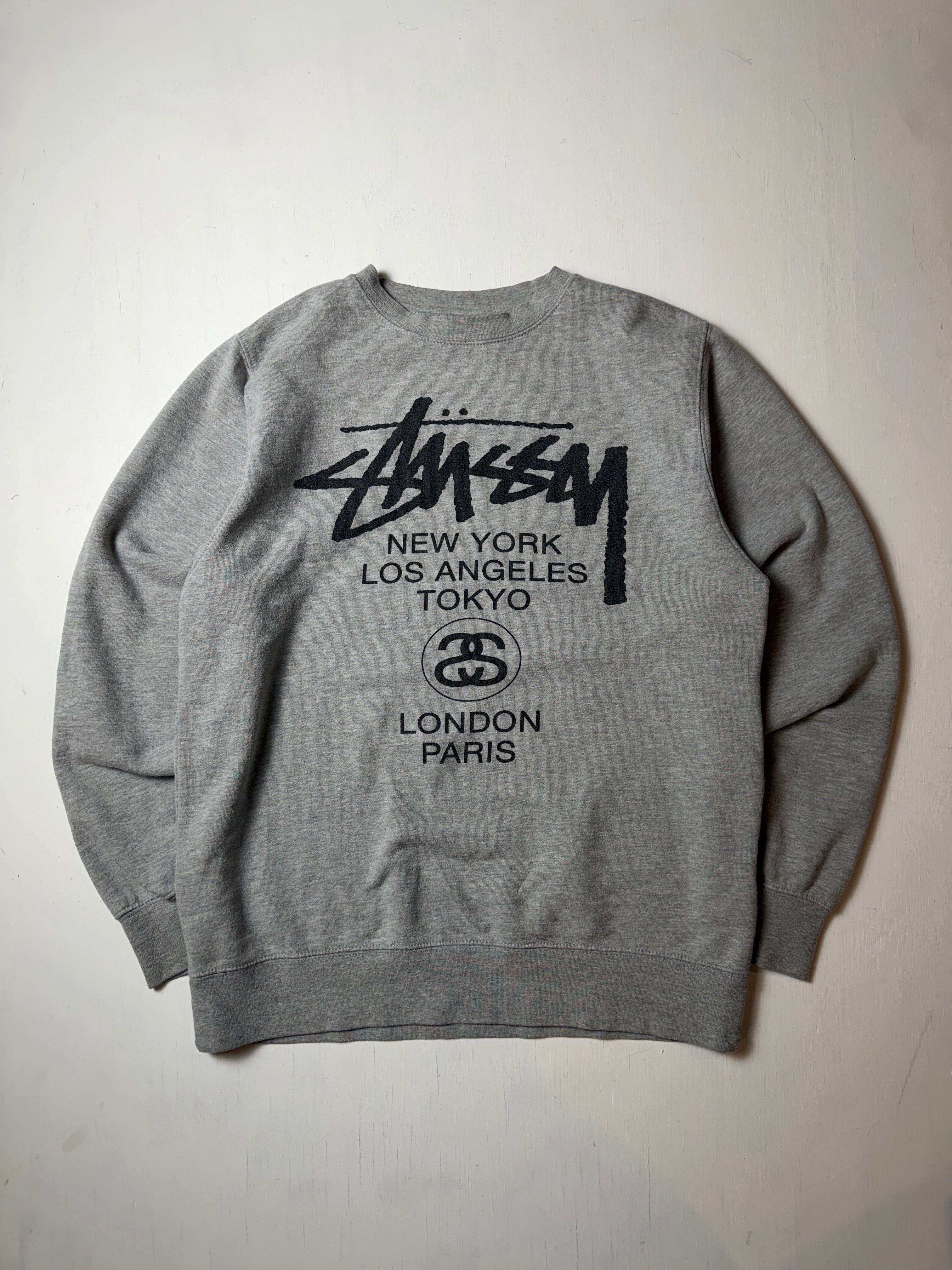 Grey Stussy Crewneck