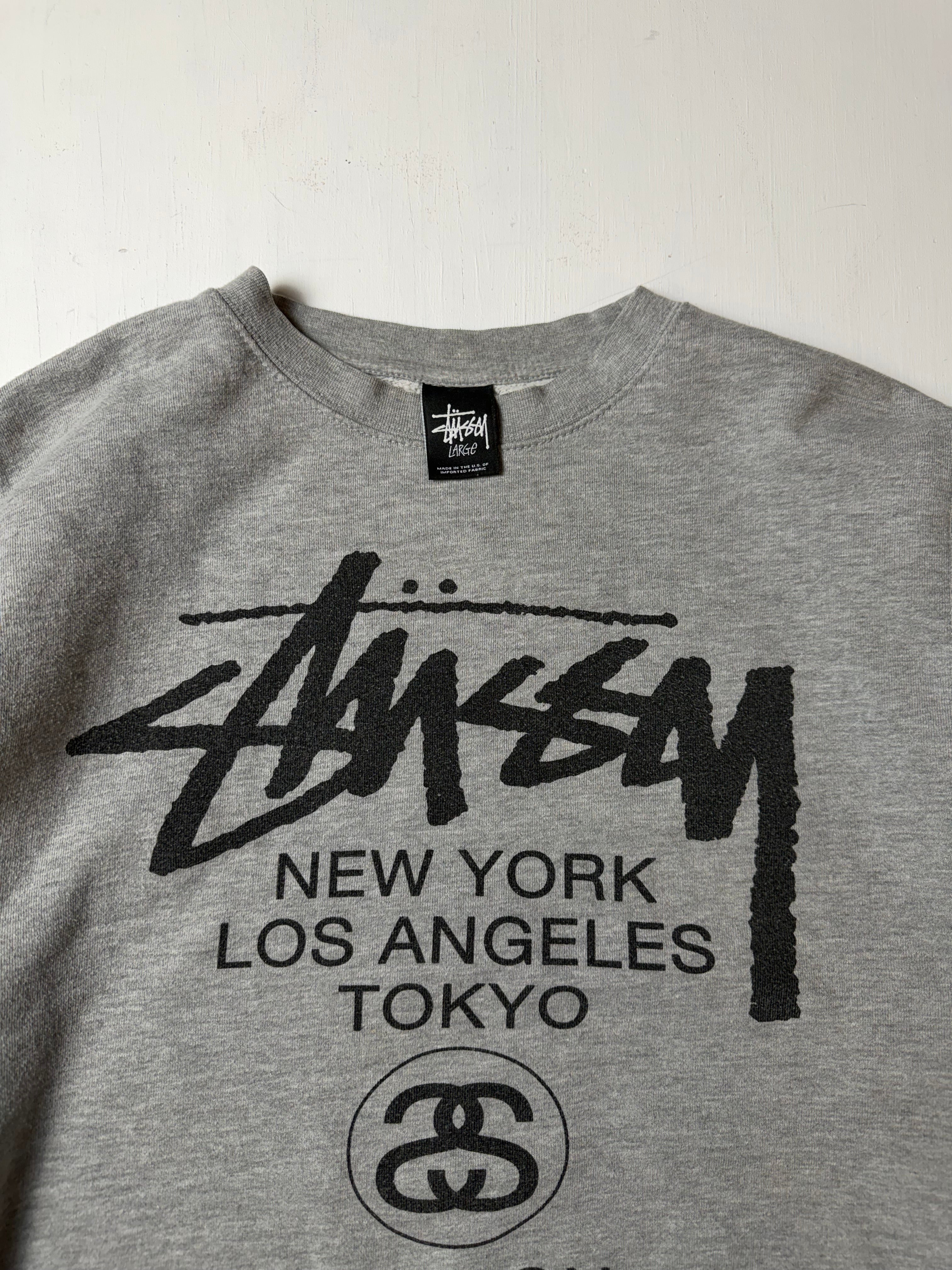 Grey Stussy Crewneck