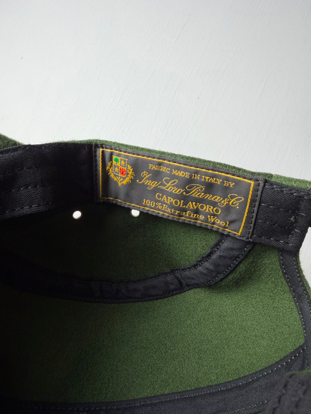 Green Supreme Wool Camp Hat