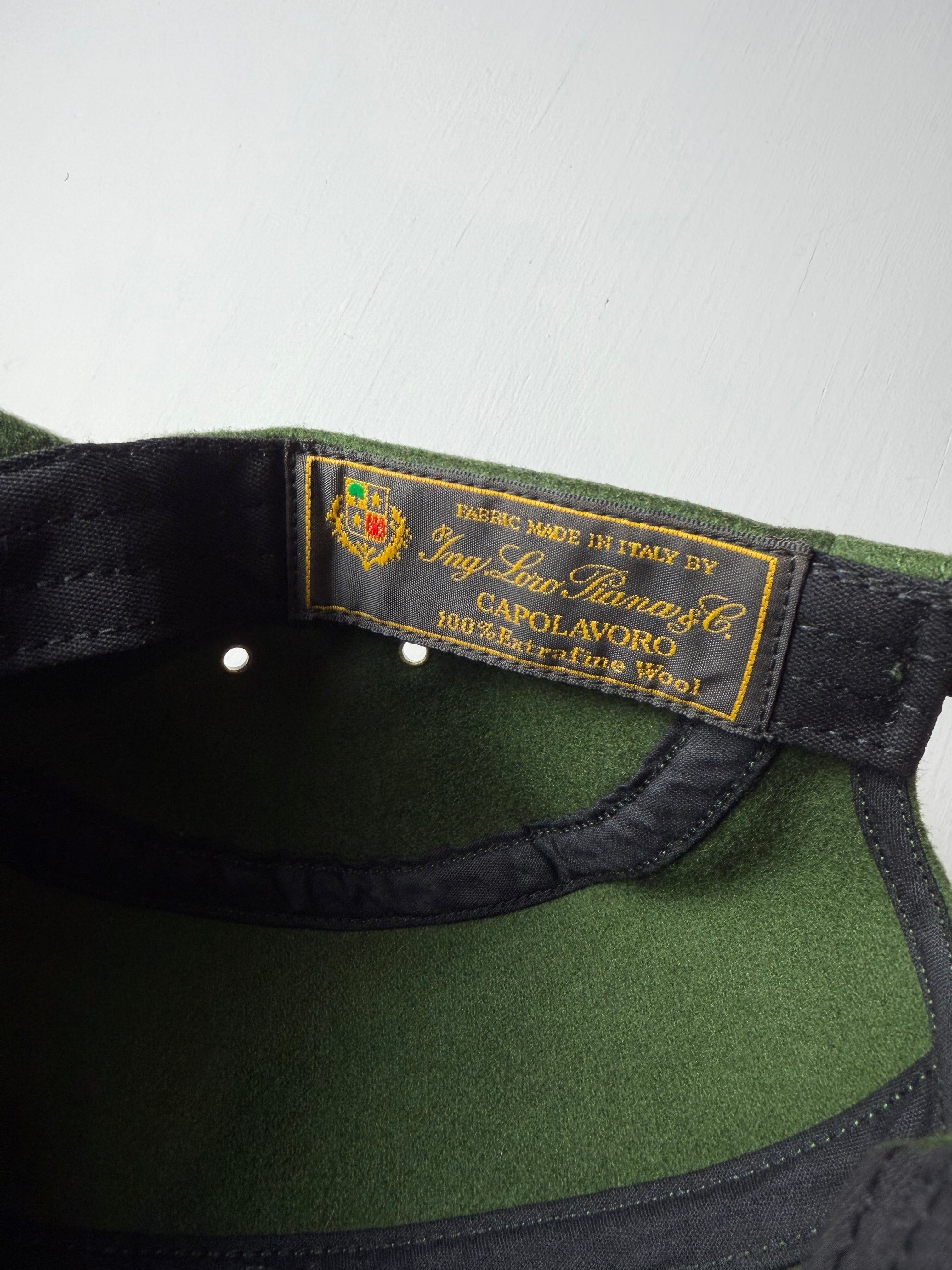 Green Supreme Wool Camp Hat