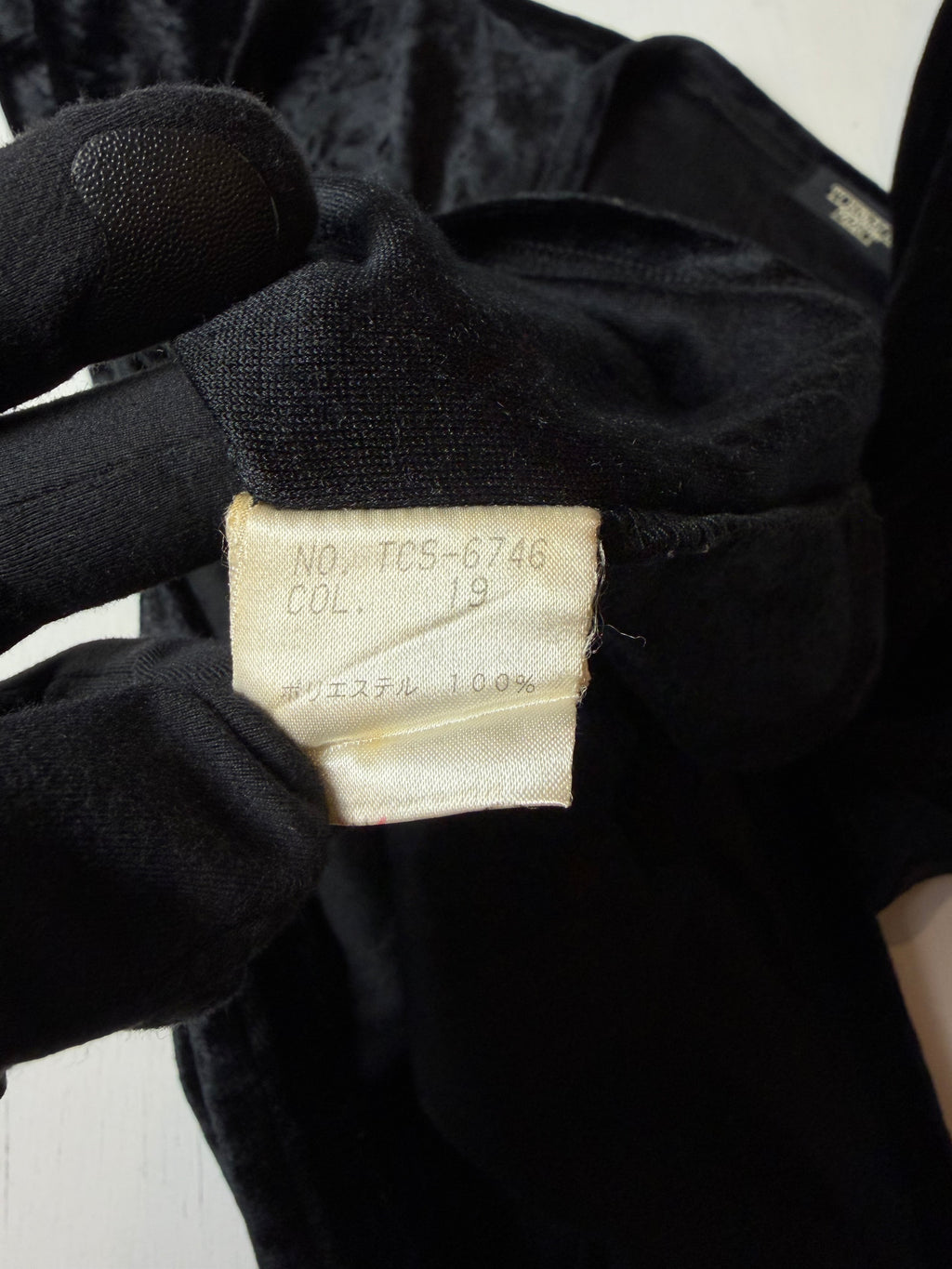 Black Velour Tornado Mart Longsleeve