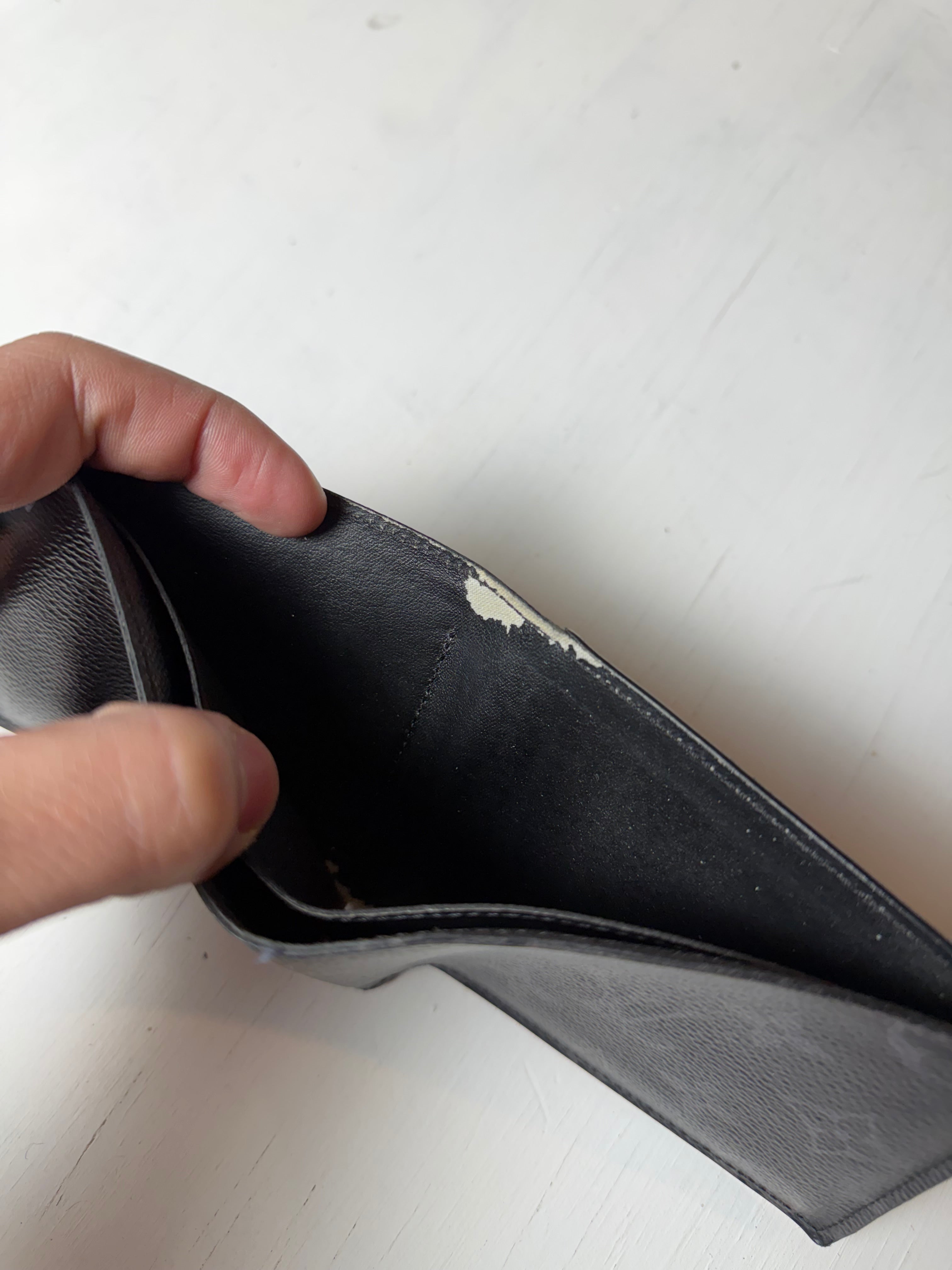 Black Louis Vuitton Monogram Bifold Wallet