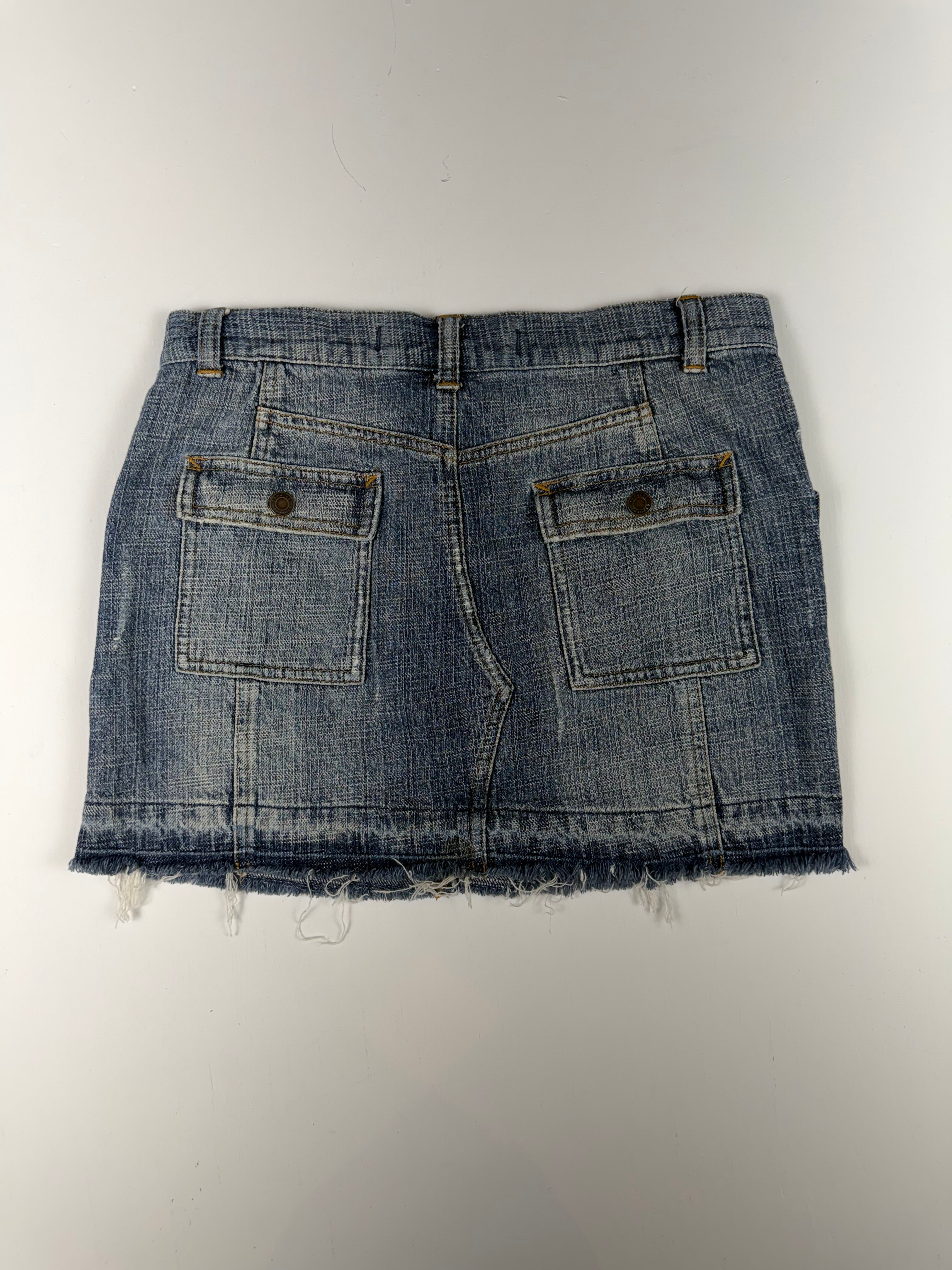 Denim Y2K Express Mini Skirt