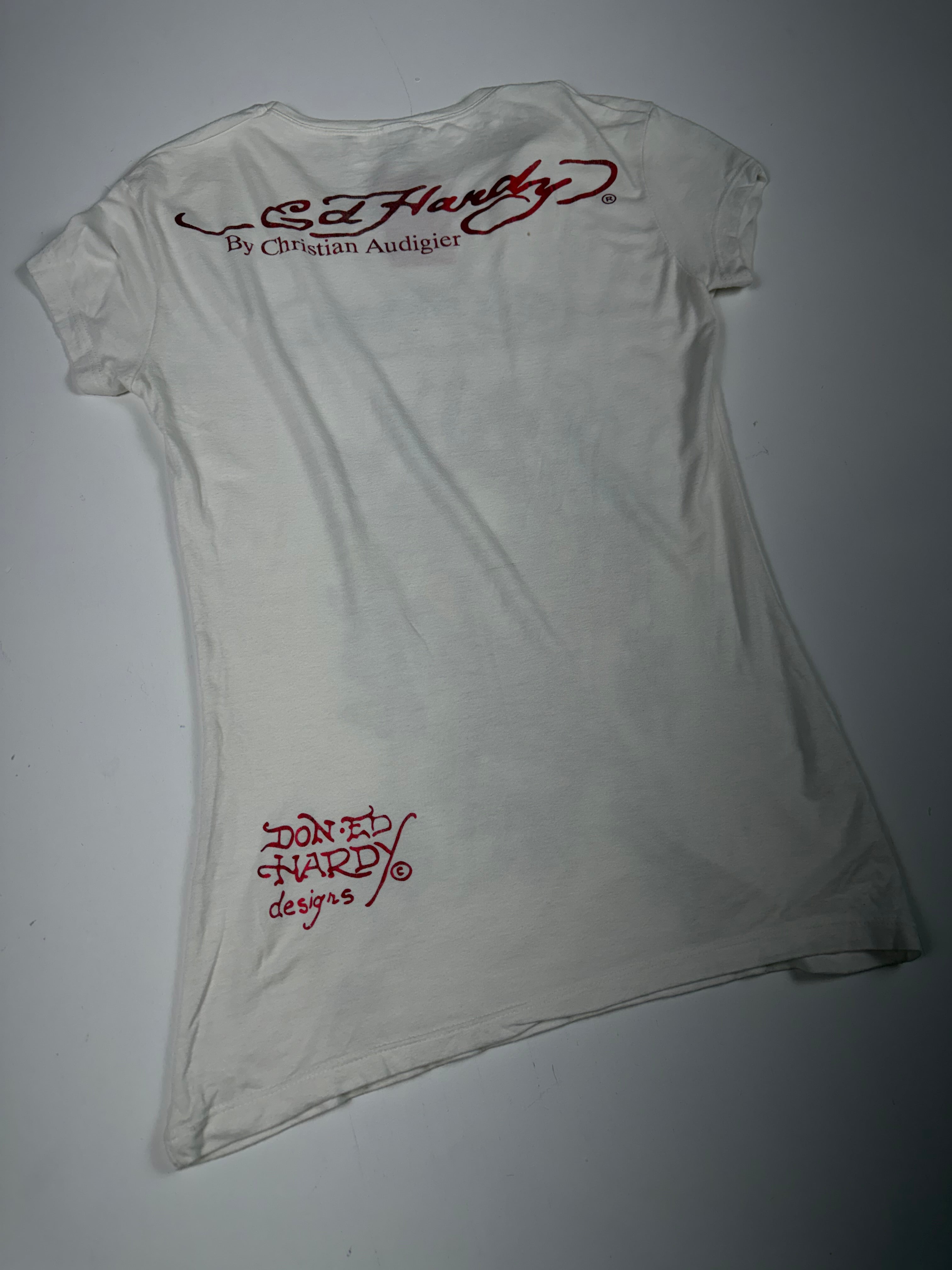 White Ed Hardy Femme Top