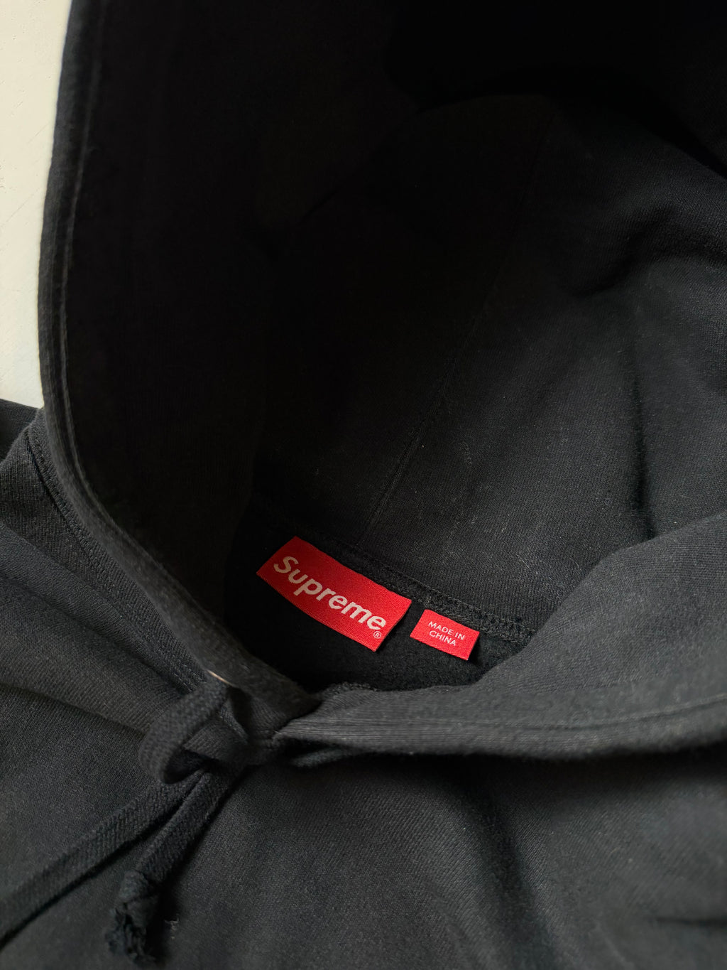 Black Supreme Team Patch Hoodie