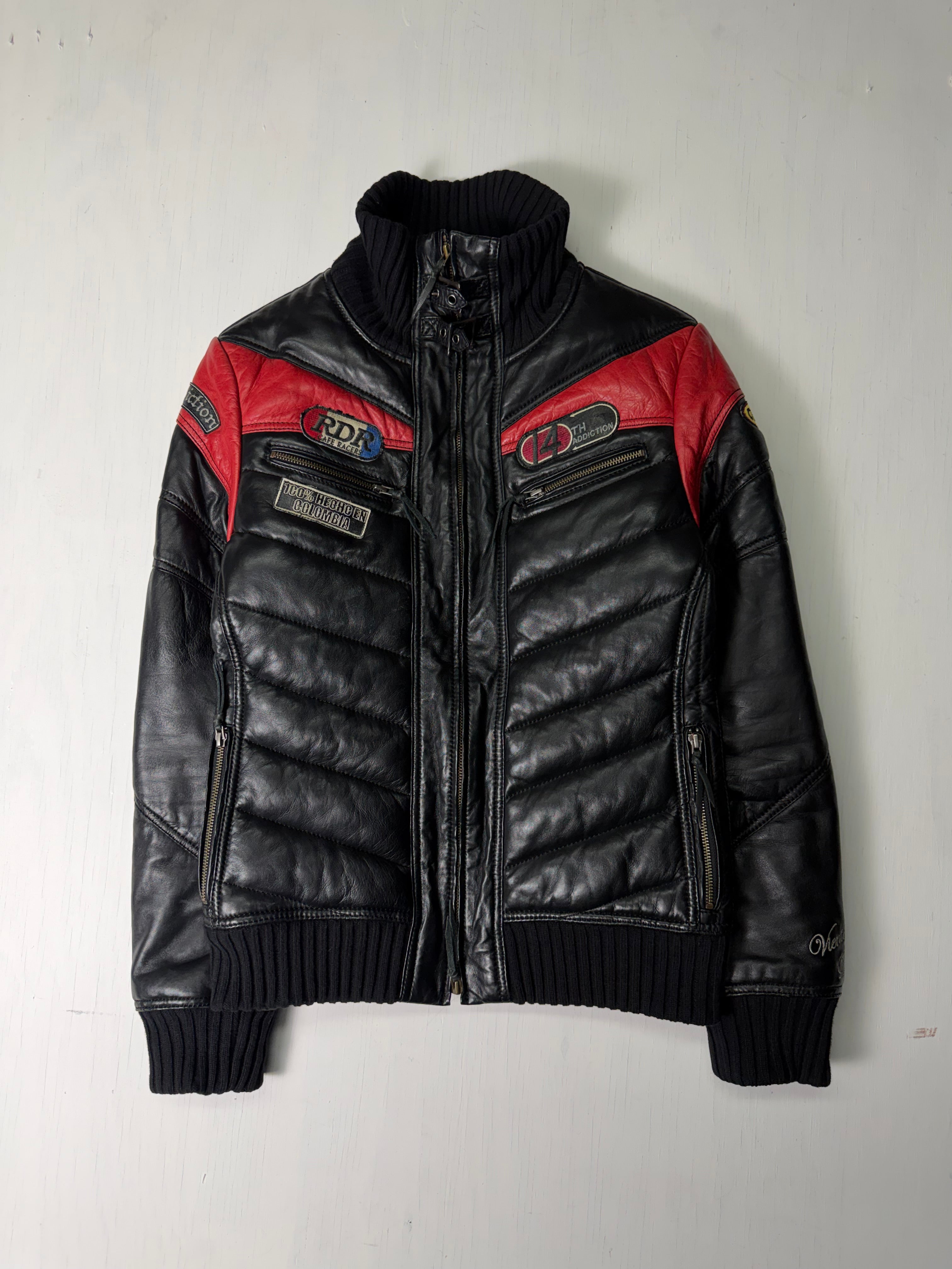 14th Addiction Moto Style Leather Jacket