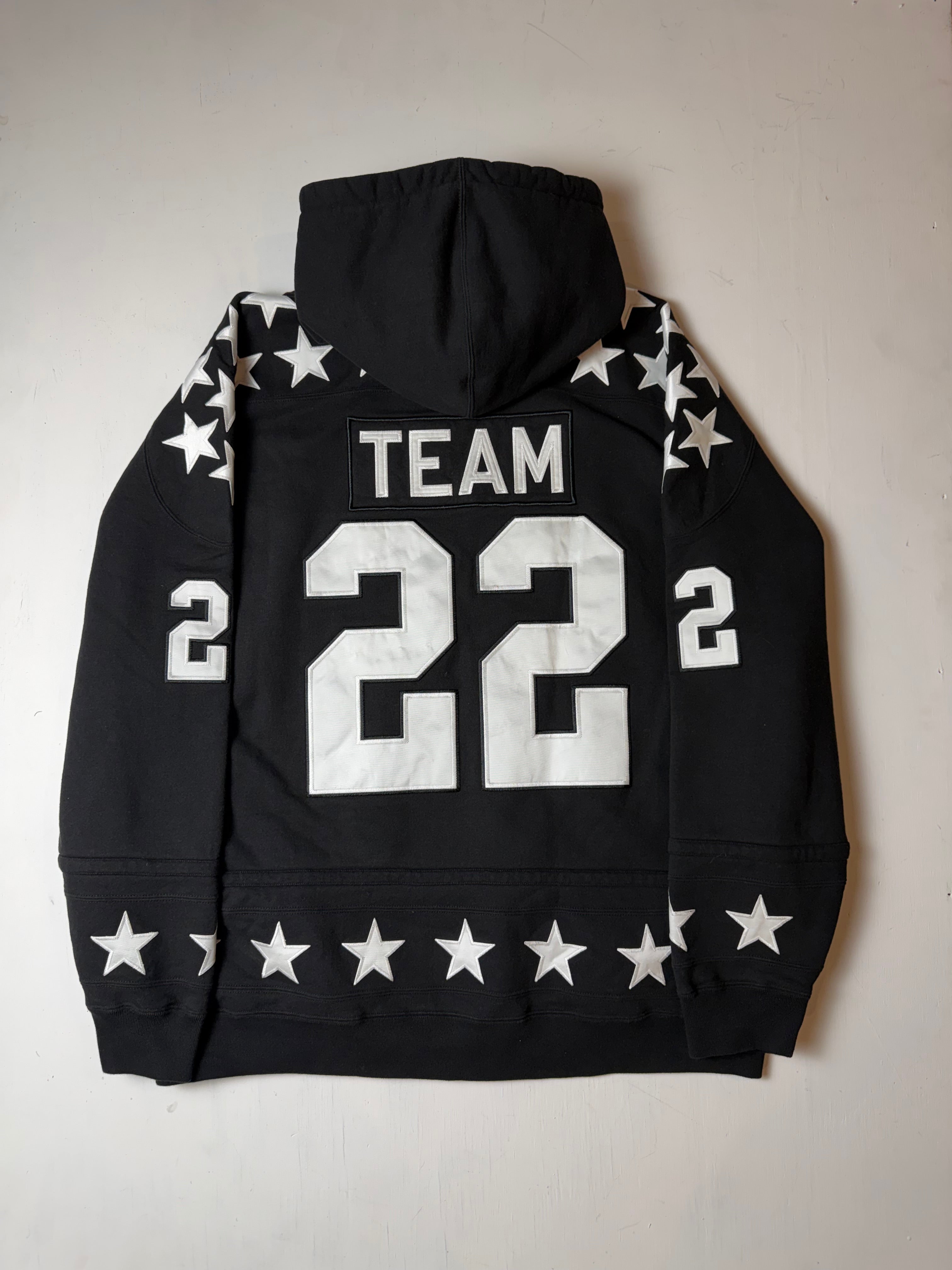 Black Supreme Team Stars Hoodie