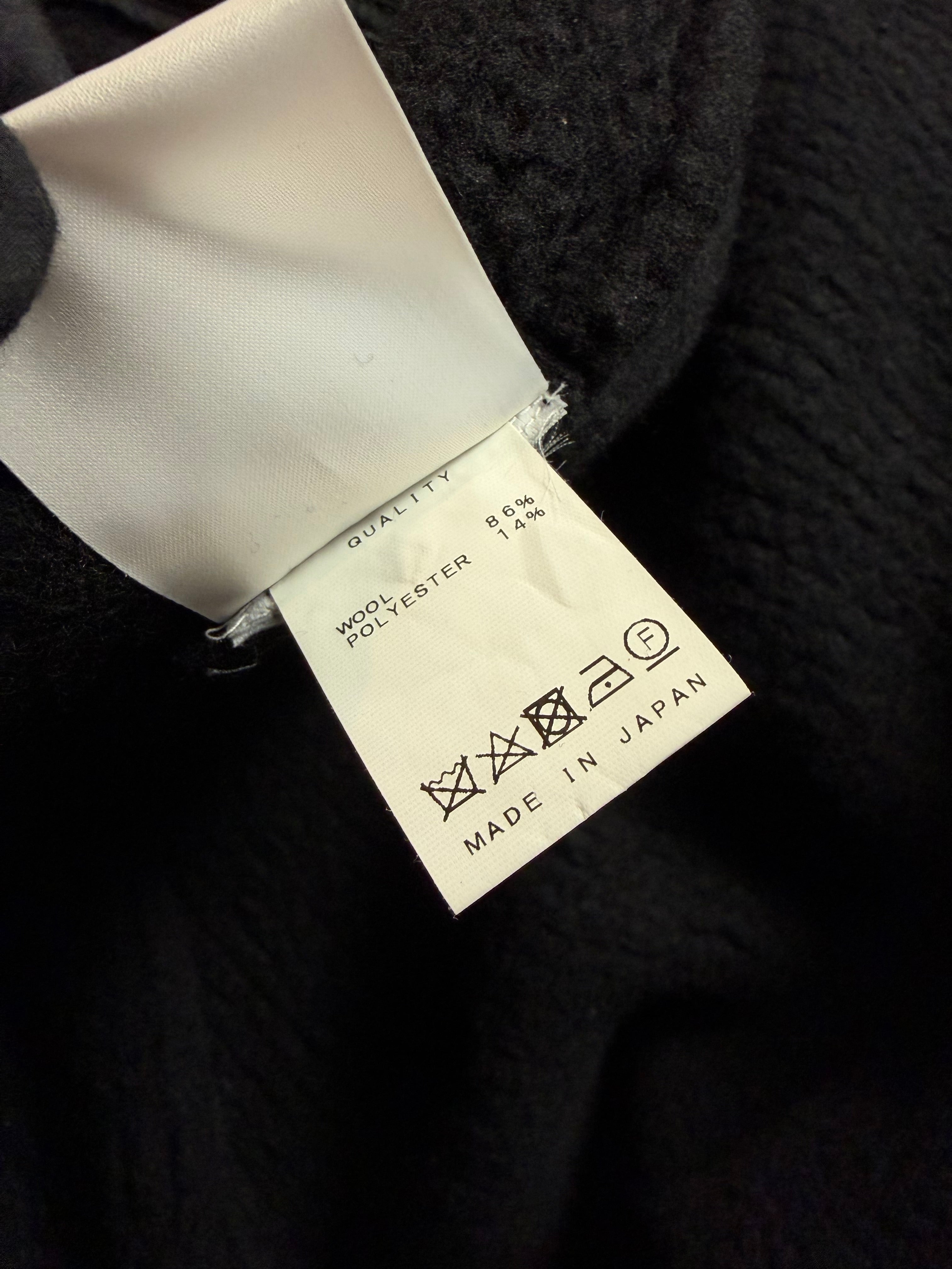 Black Julius 7 Wool Long coat