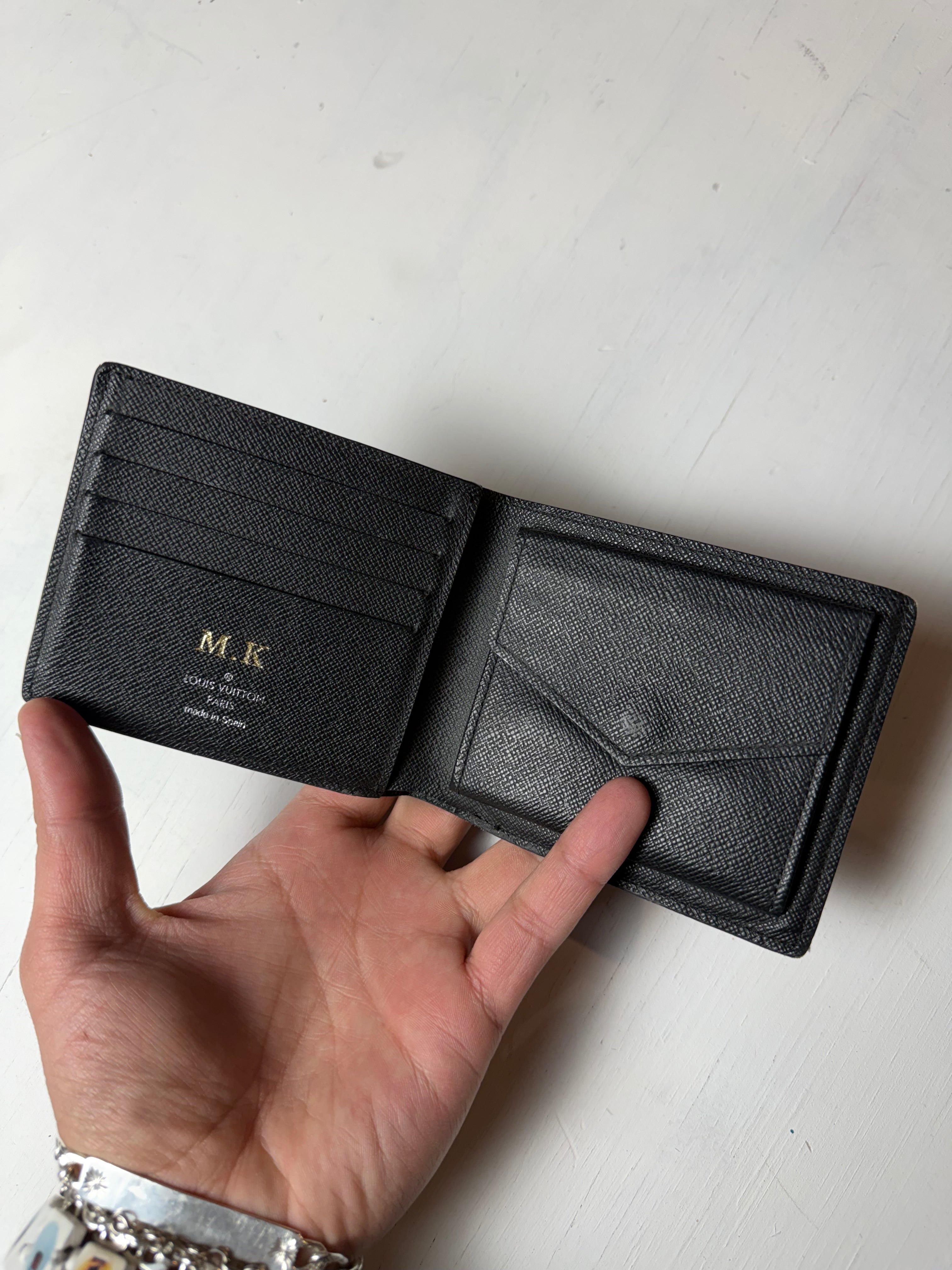 Black Louis Vuitton Monogram Bifold Wallet