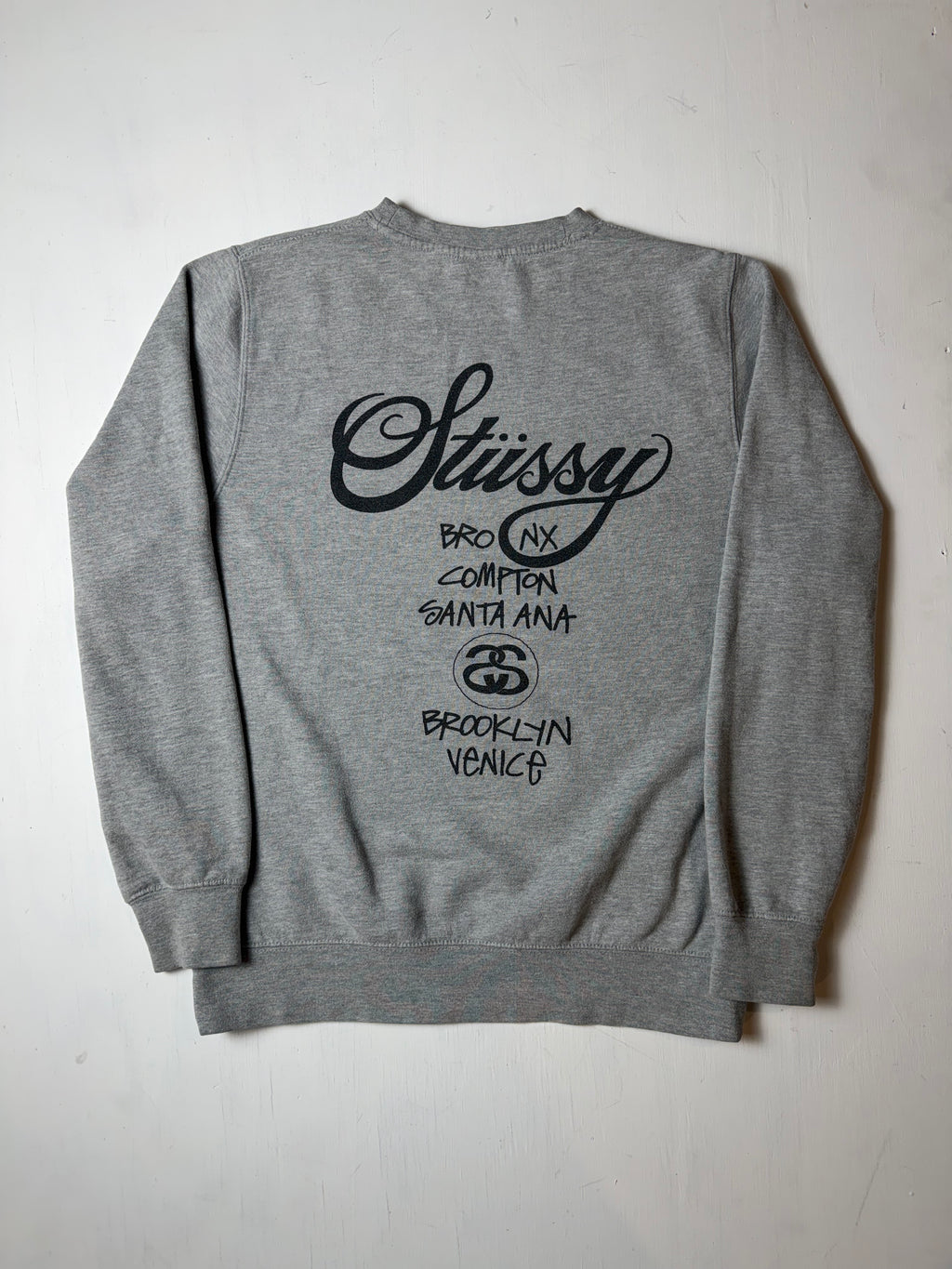 Grey Stussy Crewneck