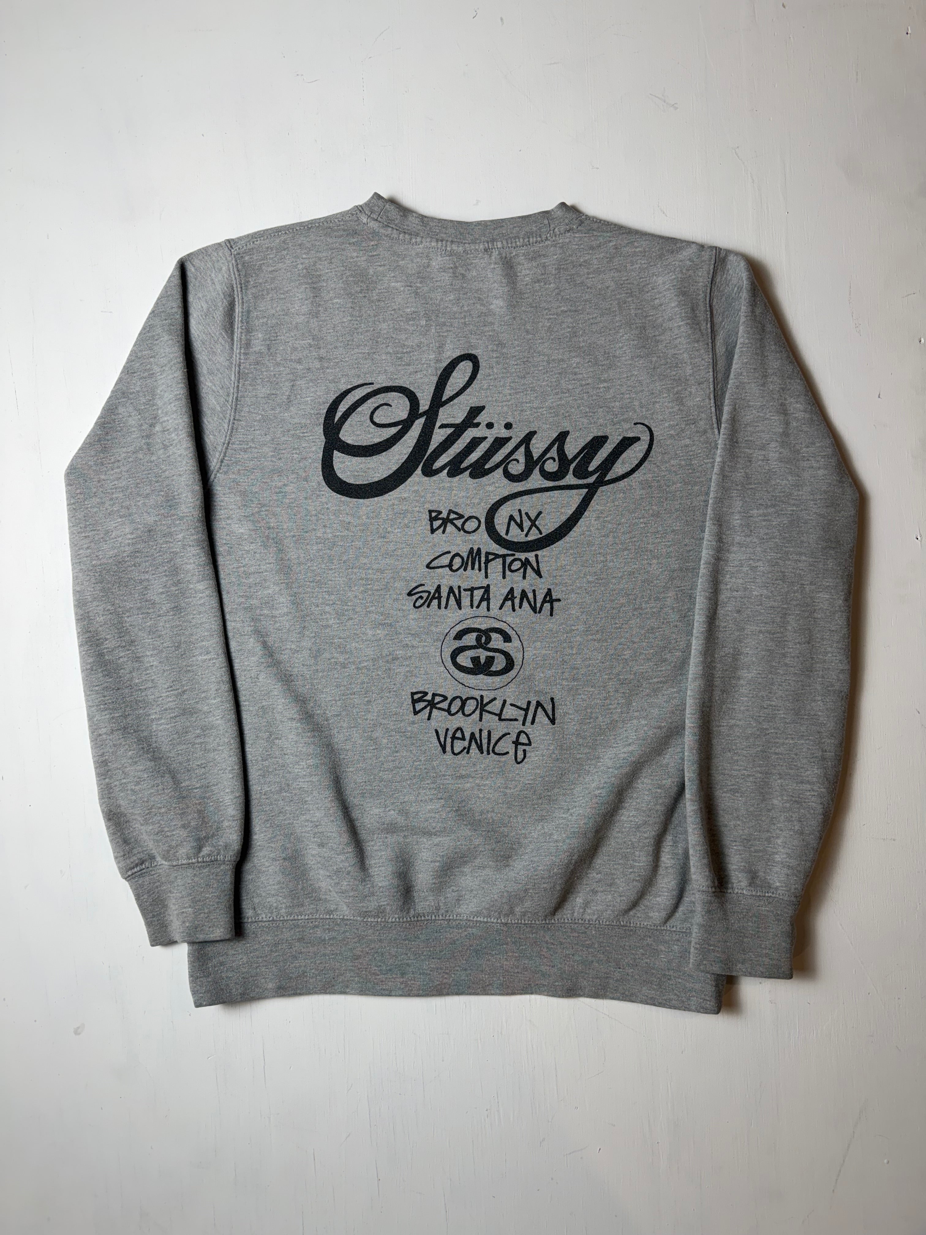 Grey Stussy Crewneck