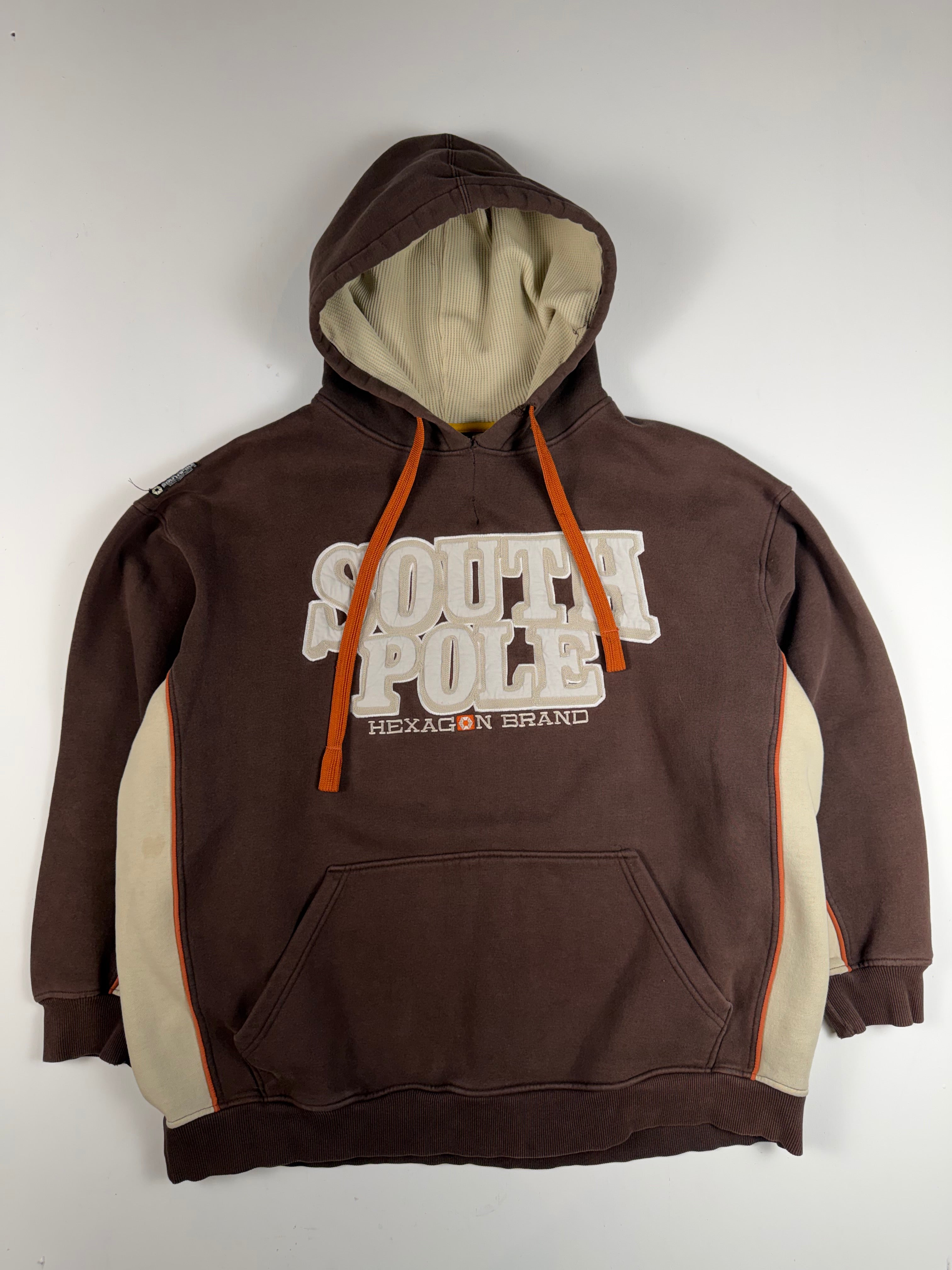 Brown South Pole Hoodie