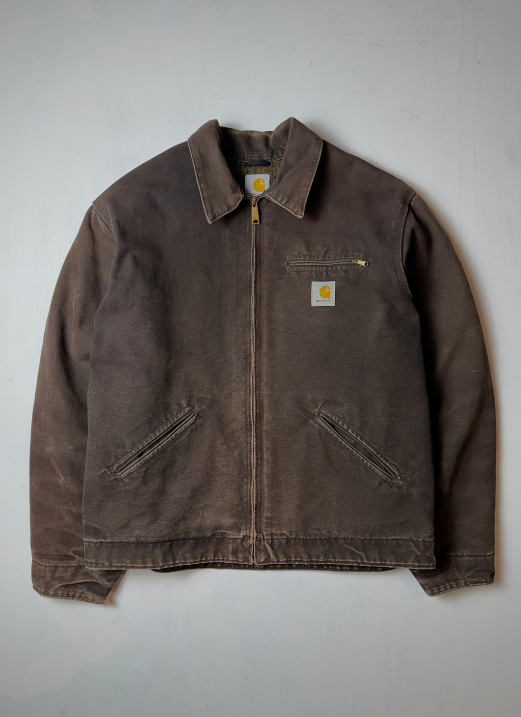Brown Carharrt Detroit Jacket XL