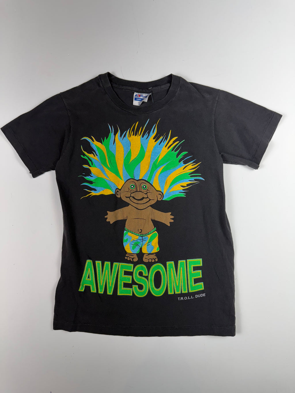 Vintage Awesome Troll Baby Tee