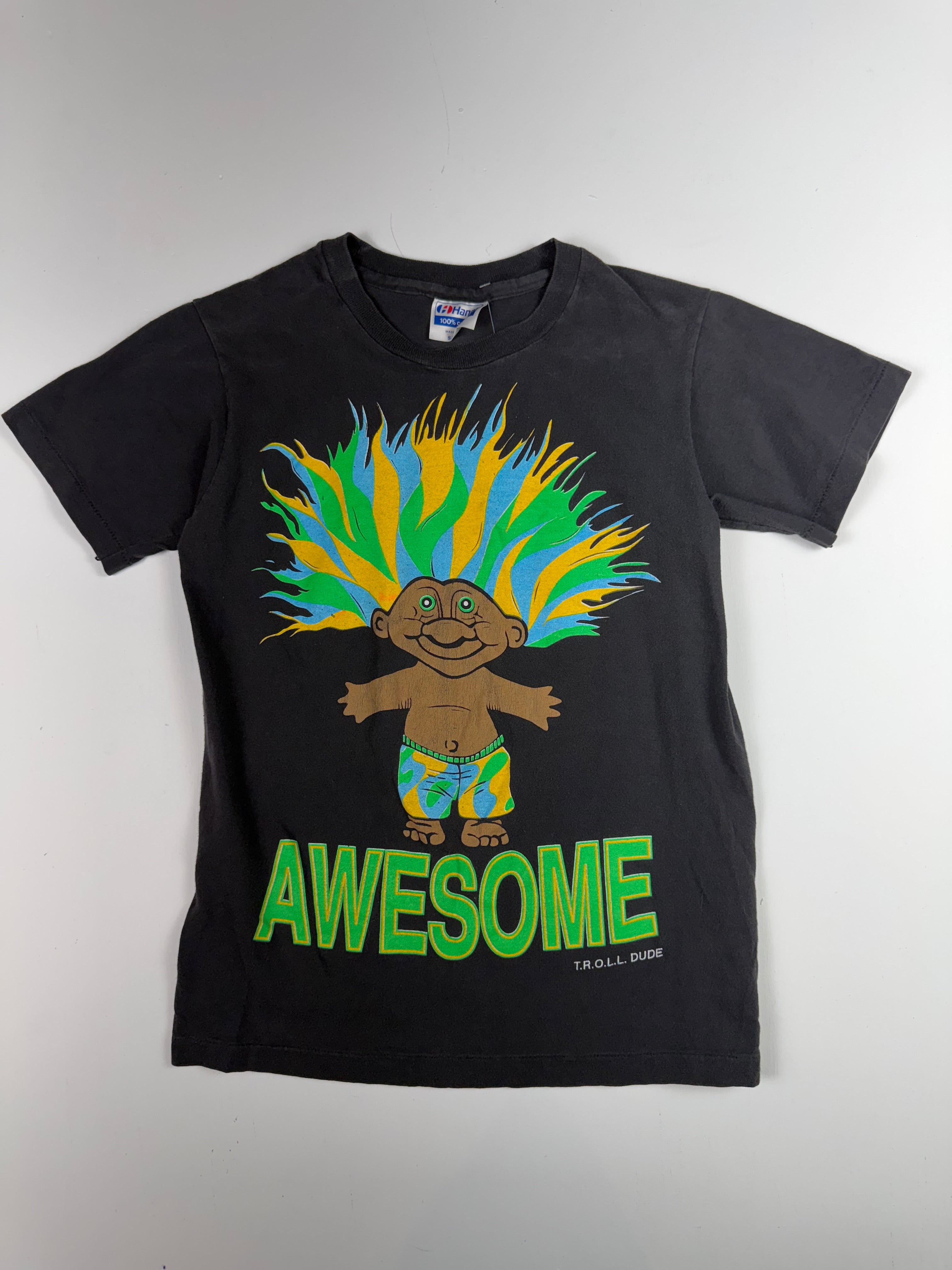Vintage Awesome Troll Baby Tee