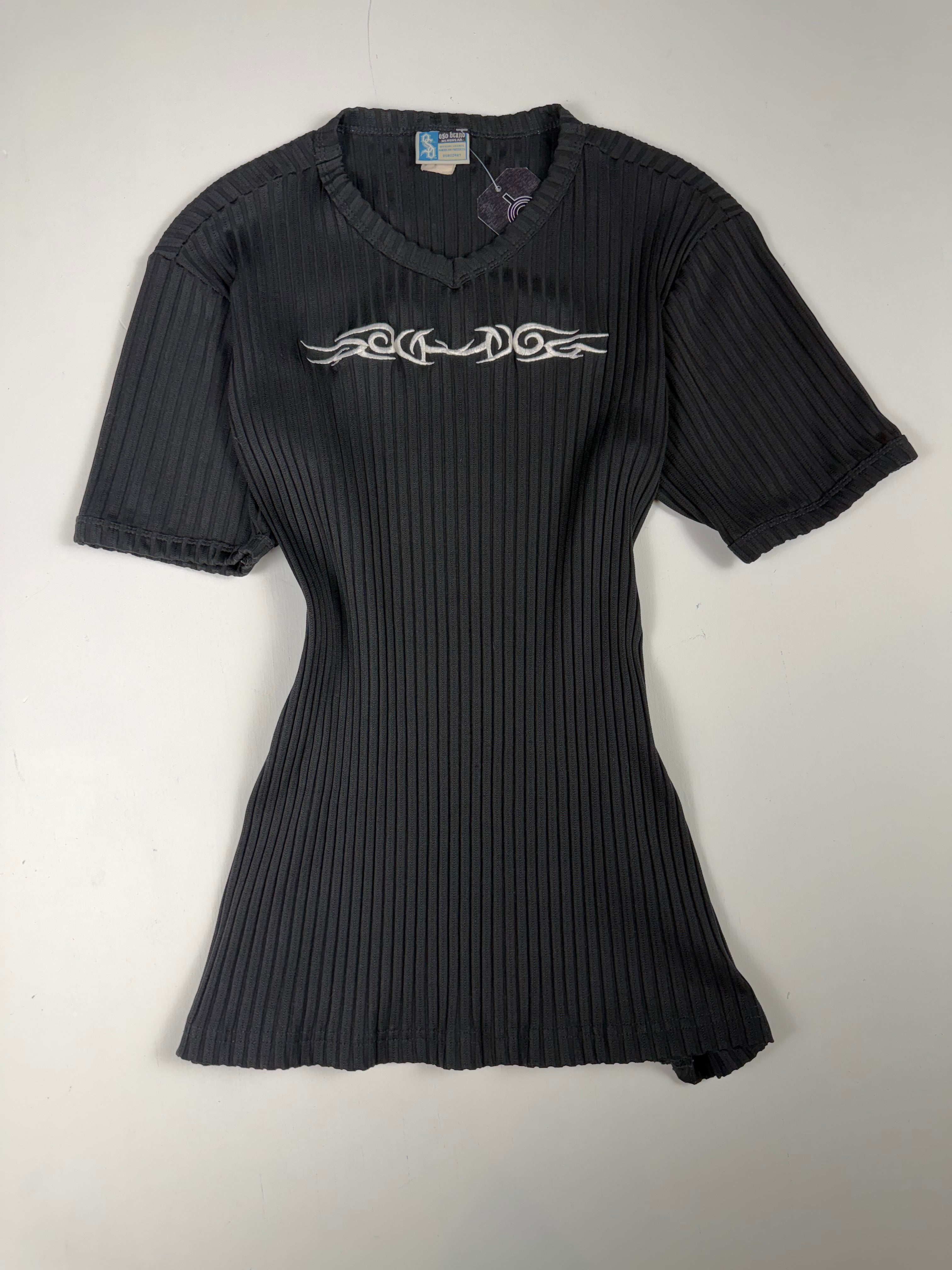 Black Tribal Style Femme Top