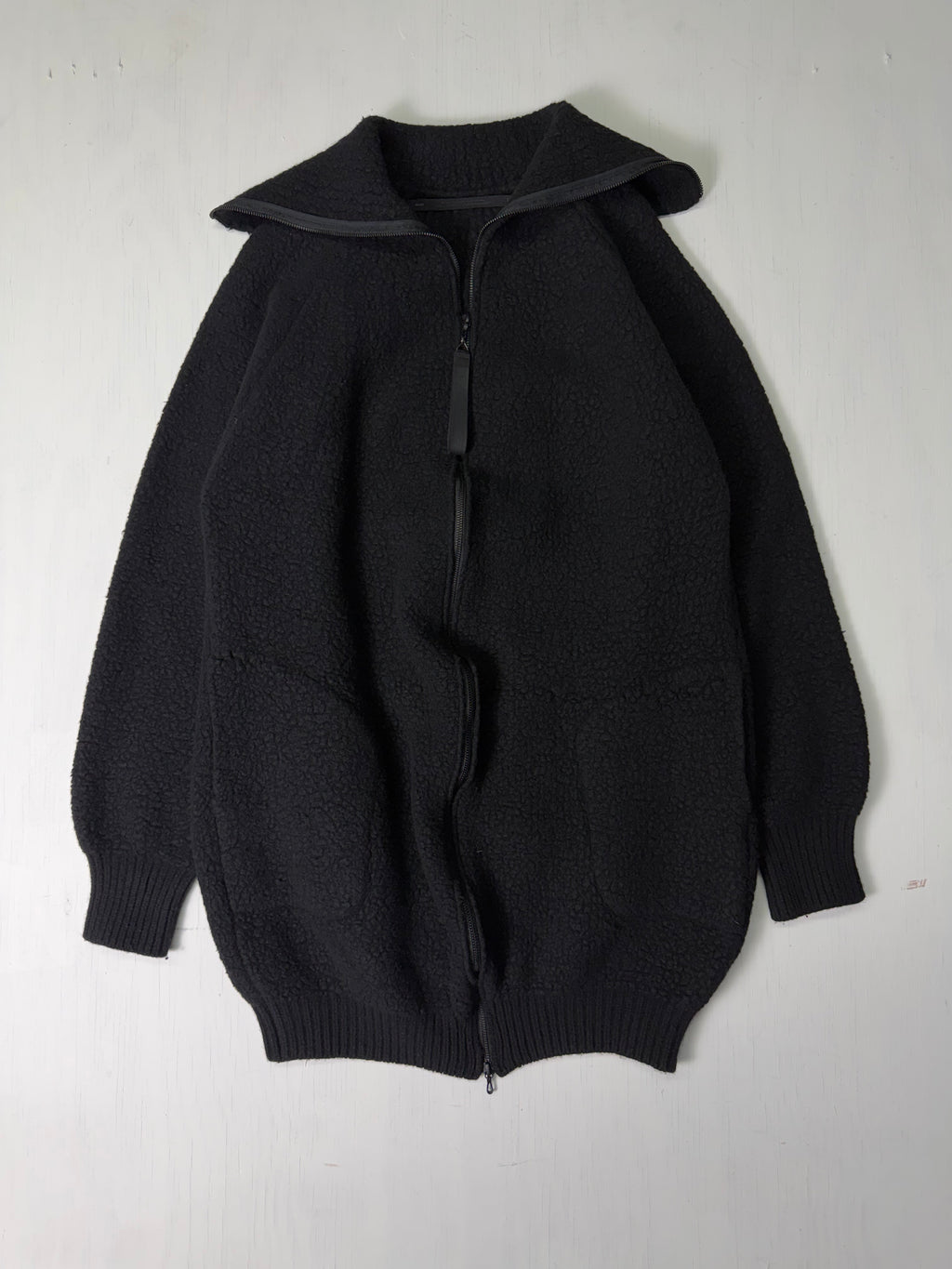 Black Julius 7 Wool Long coat