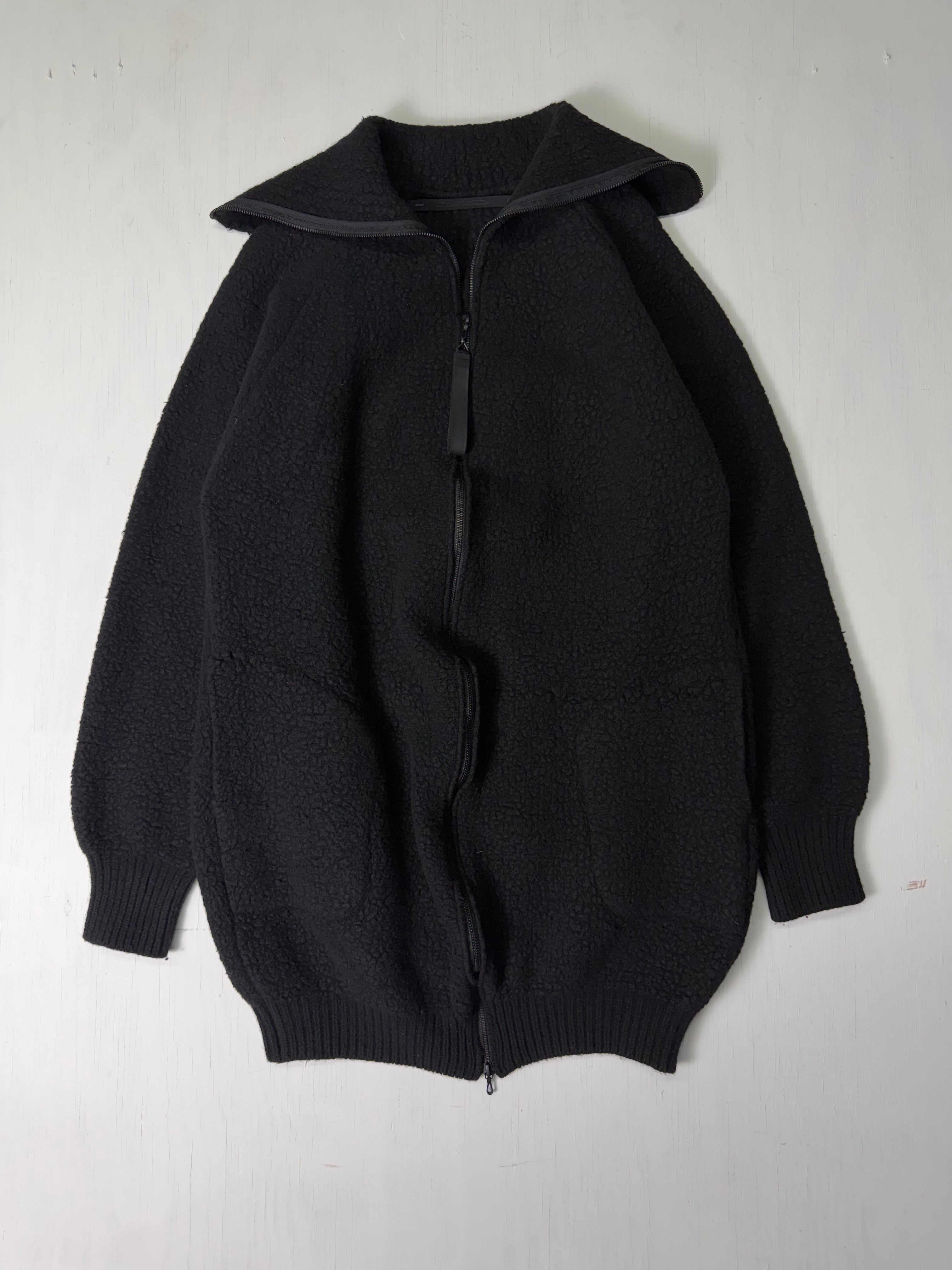 Black Julius 7 Wool Long coat