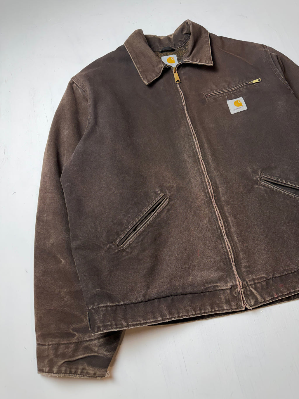 Brown Carharrt Detroit Jacket XL