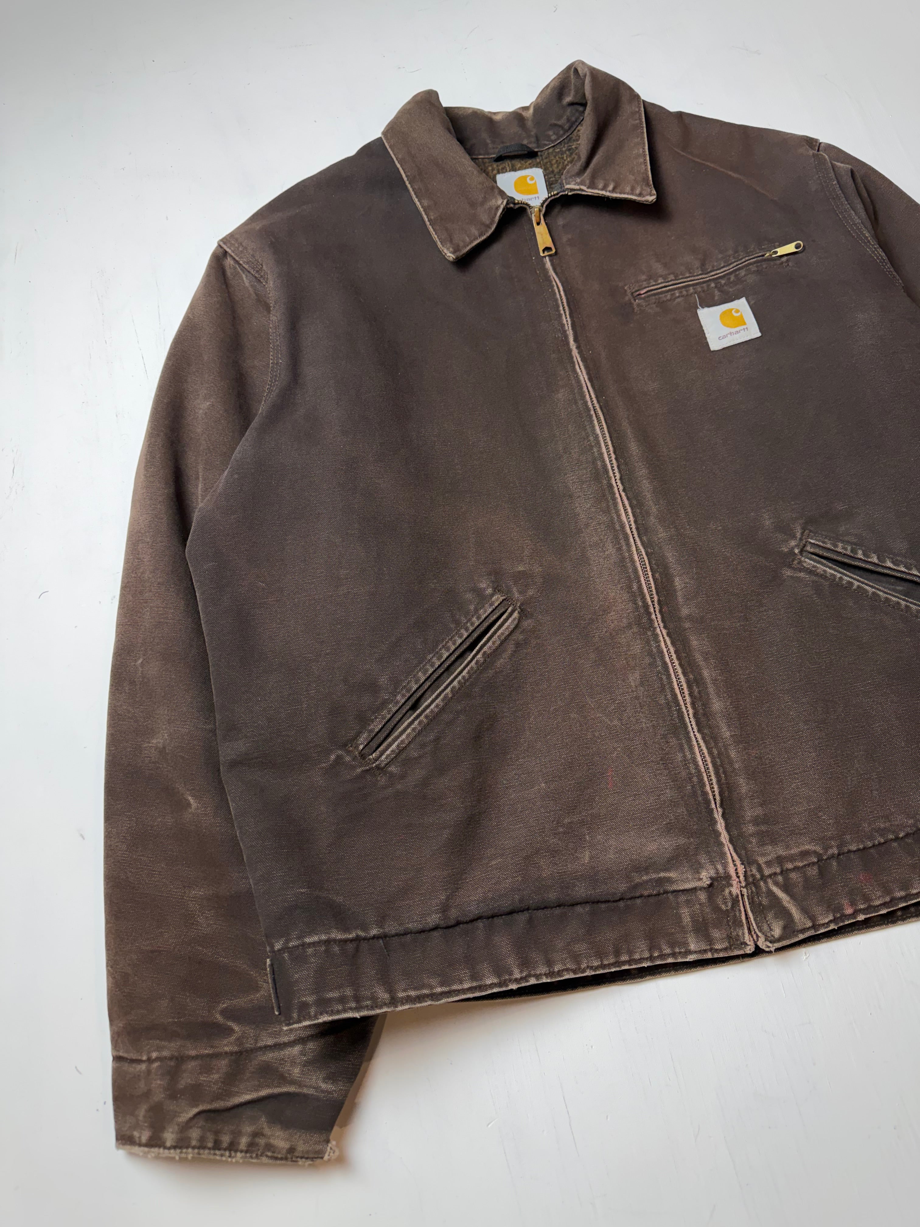 Brown Carharrt Detroit Jacket XL