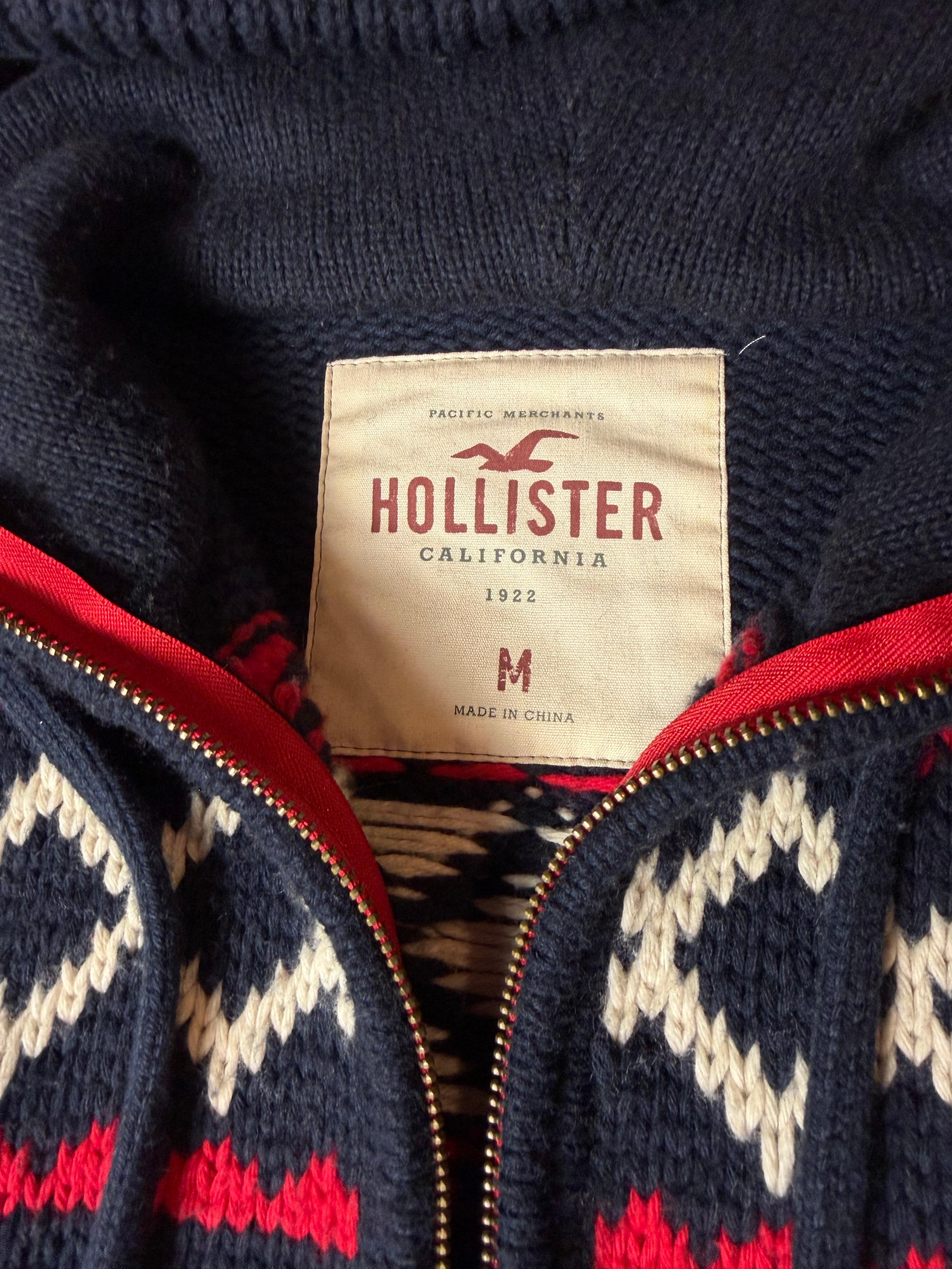 Hollister 2000s Ginza Exclusive Knitted Zip Up Hoodie