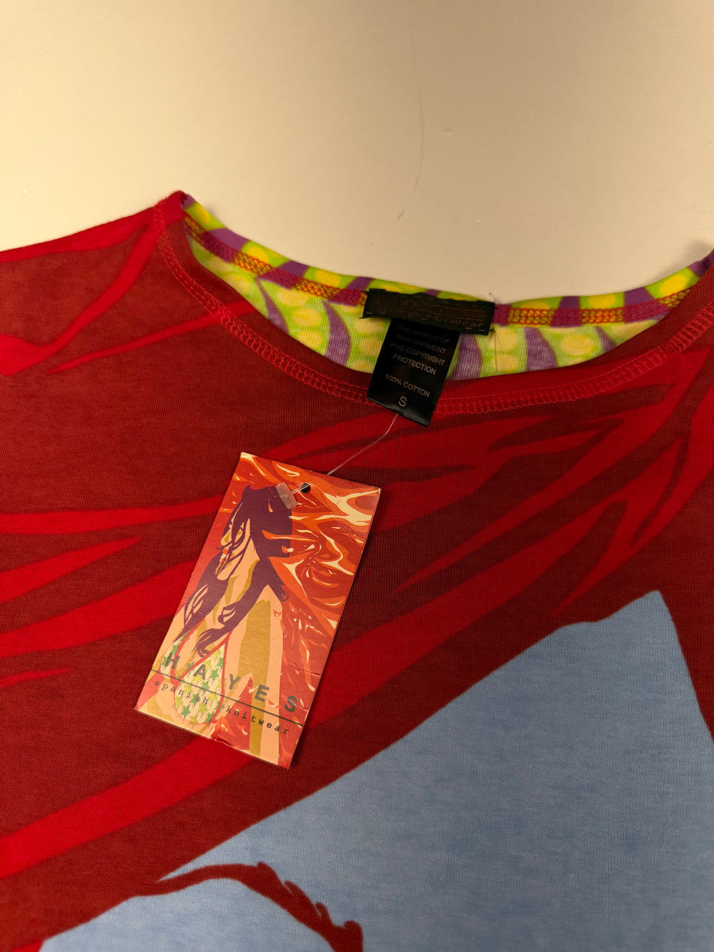Custo Hayes Abstract Portrait Femme Top
