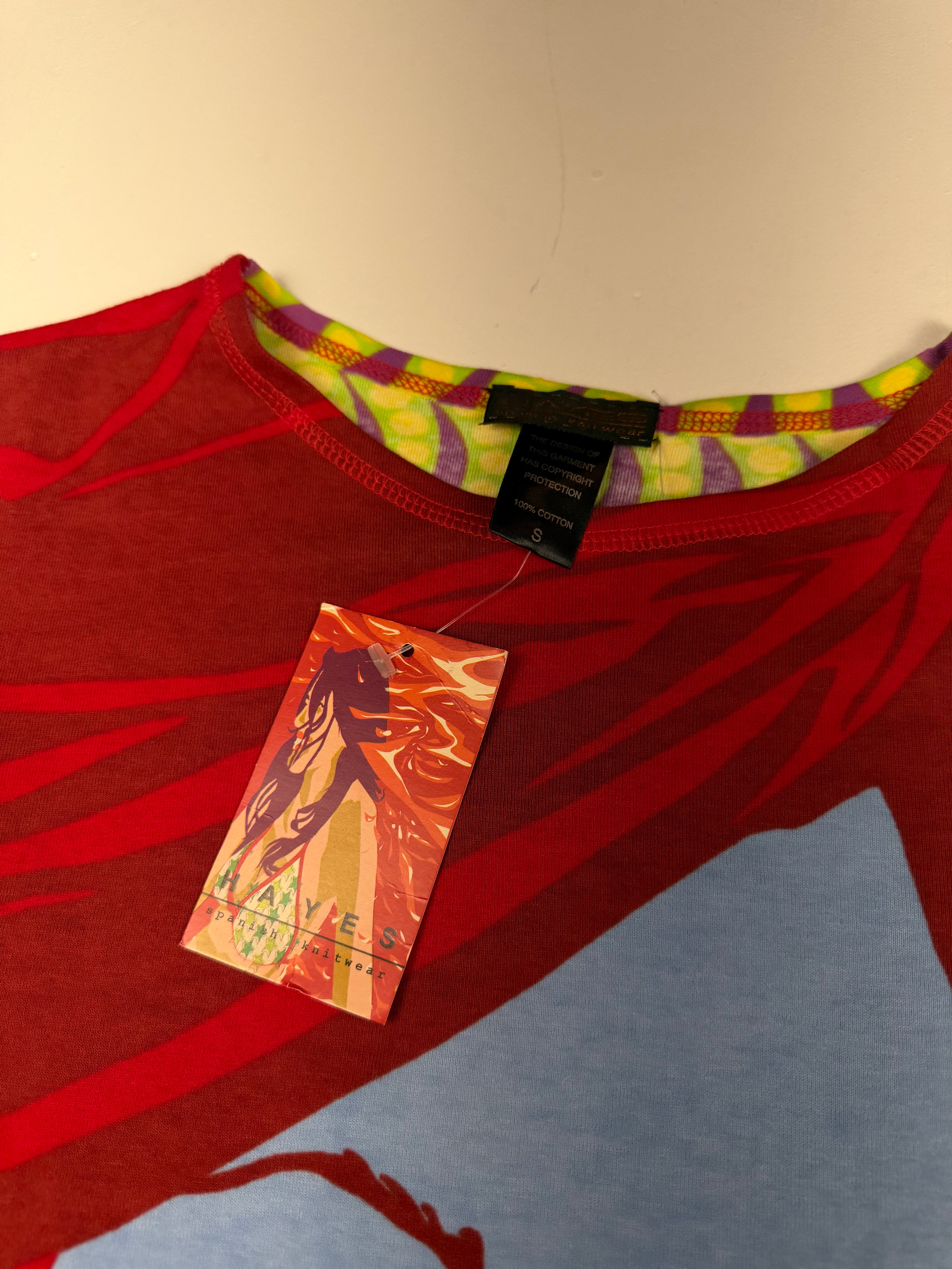 Custo Hayes Abstract Portrait Femme Top