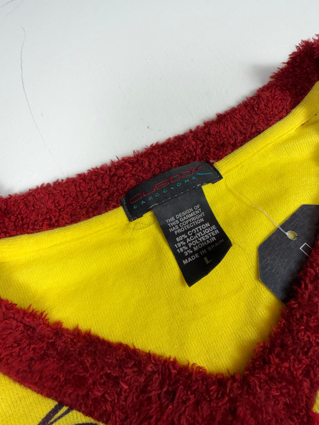 Yellow Custo Barcelona Eagle Print Femme Long Sleeve