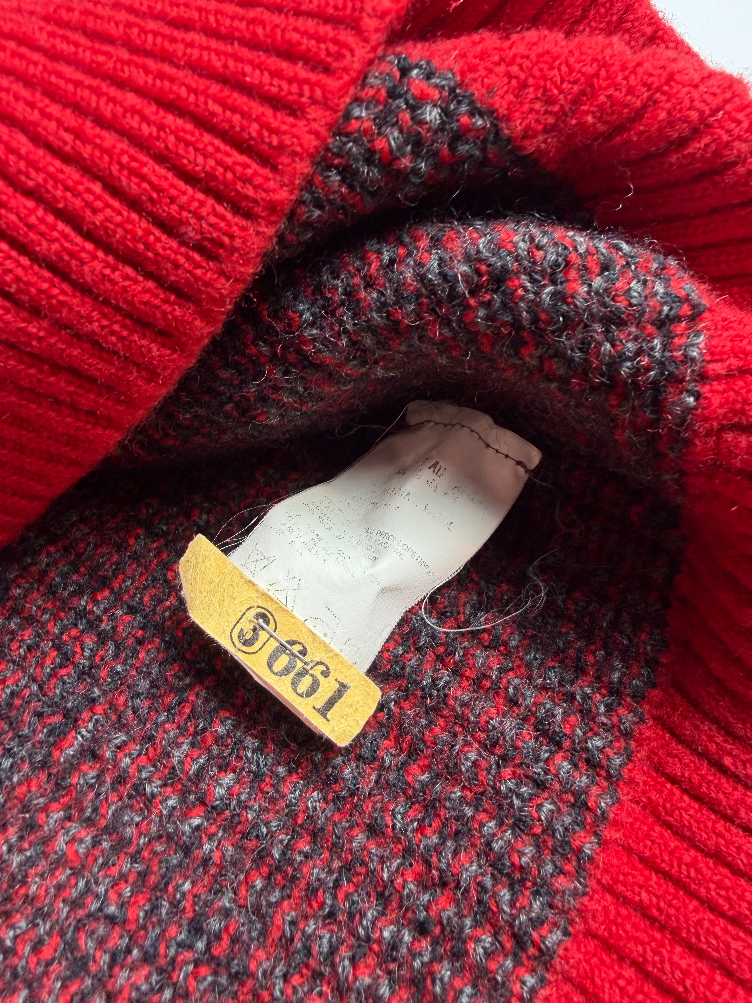 Yohji Yamamoto Bat Knit Cropped Sweater