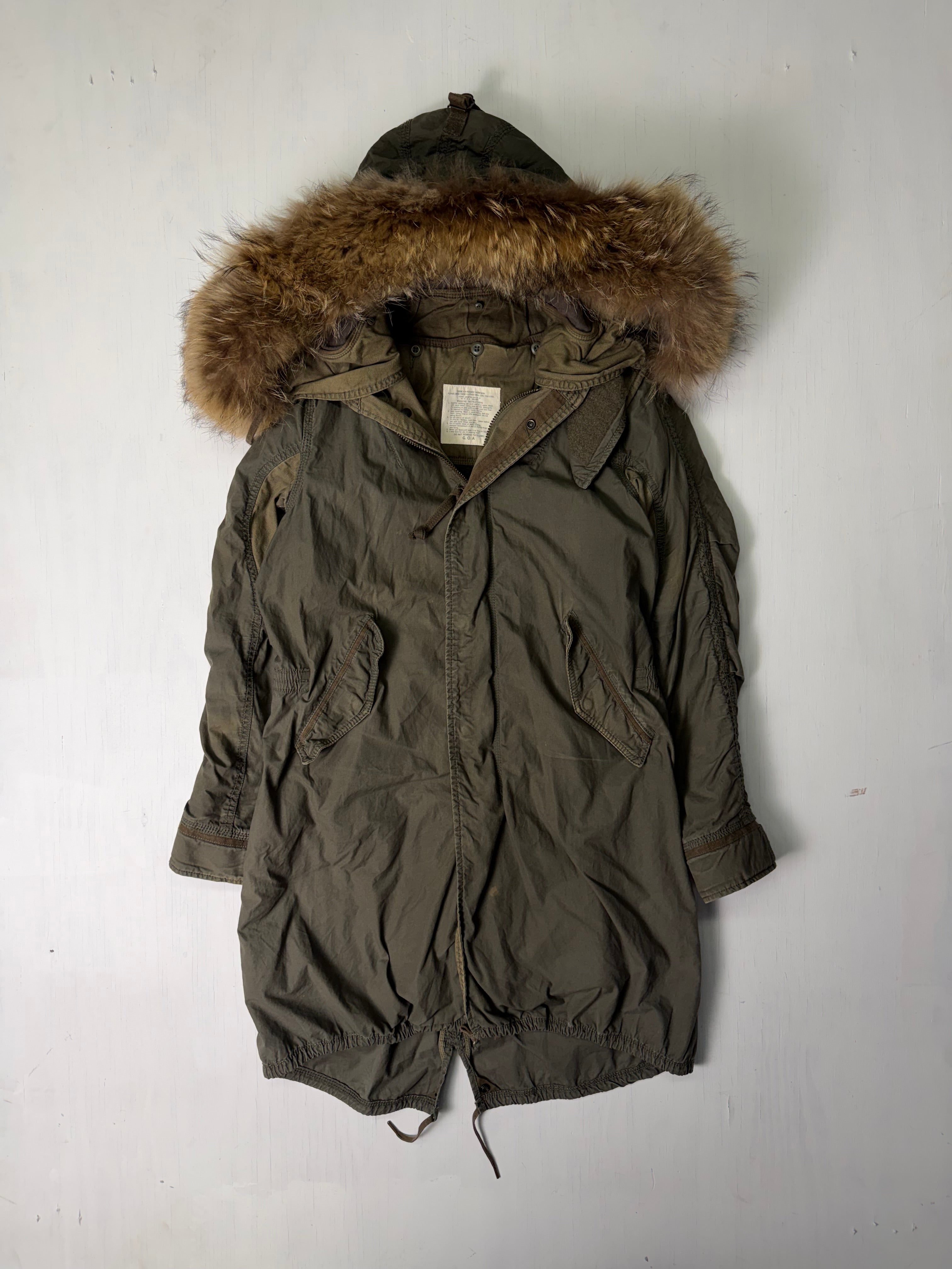 GOA Sherpa Fur Hood Long Coat