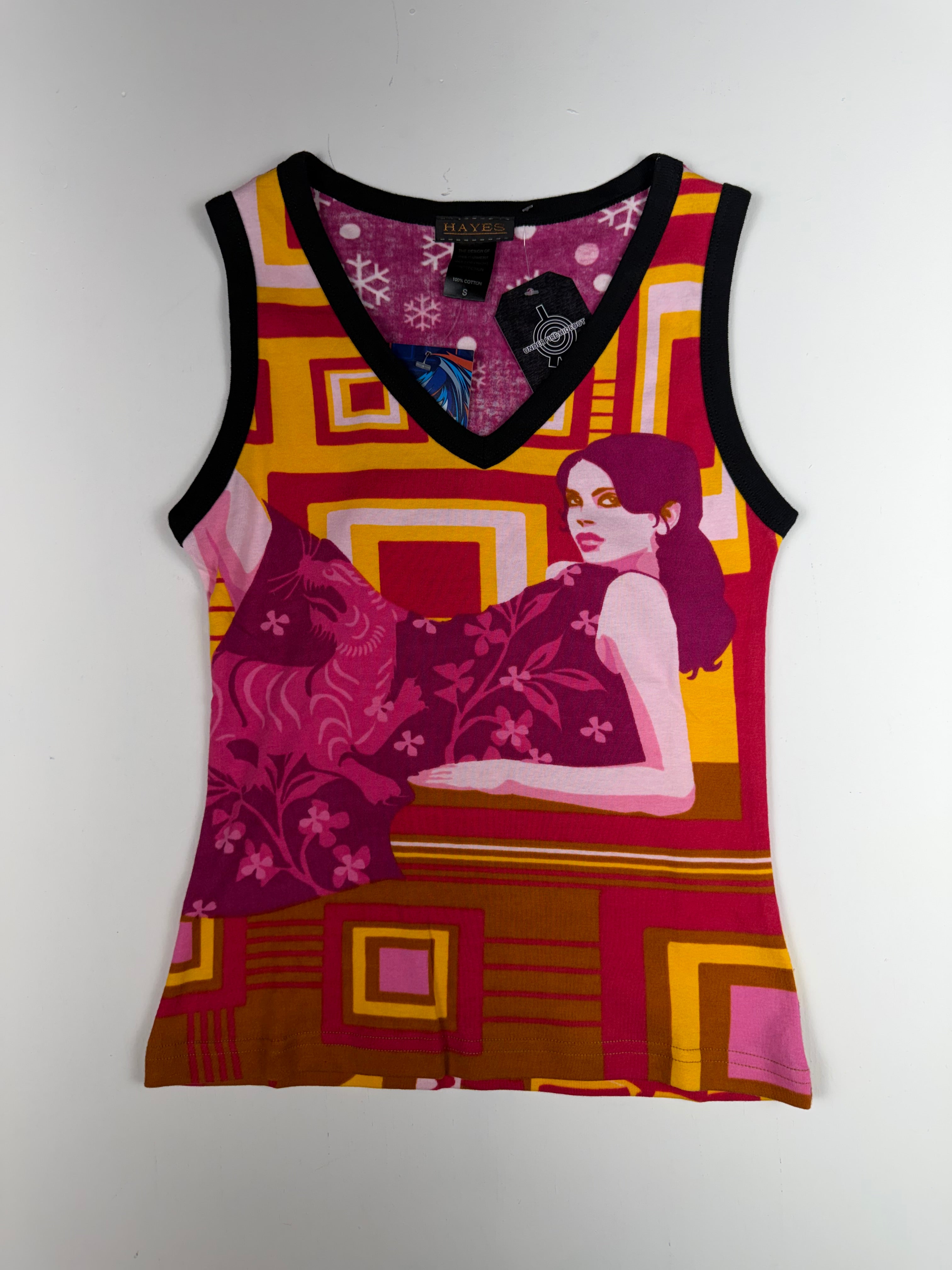 Pink Custo Hayes Femme Tank Top