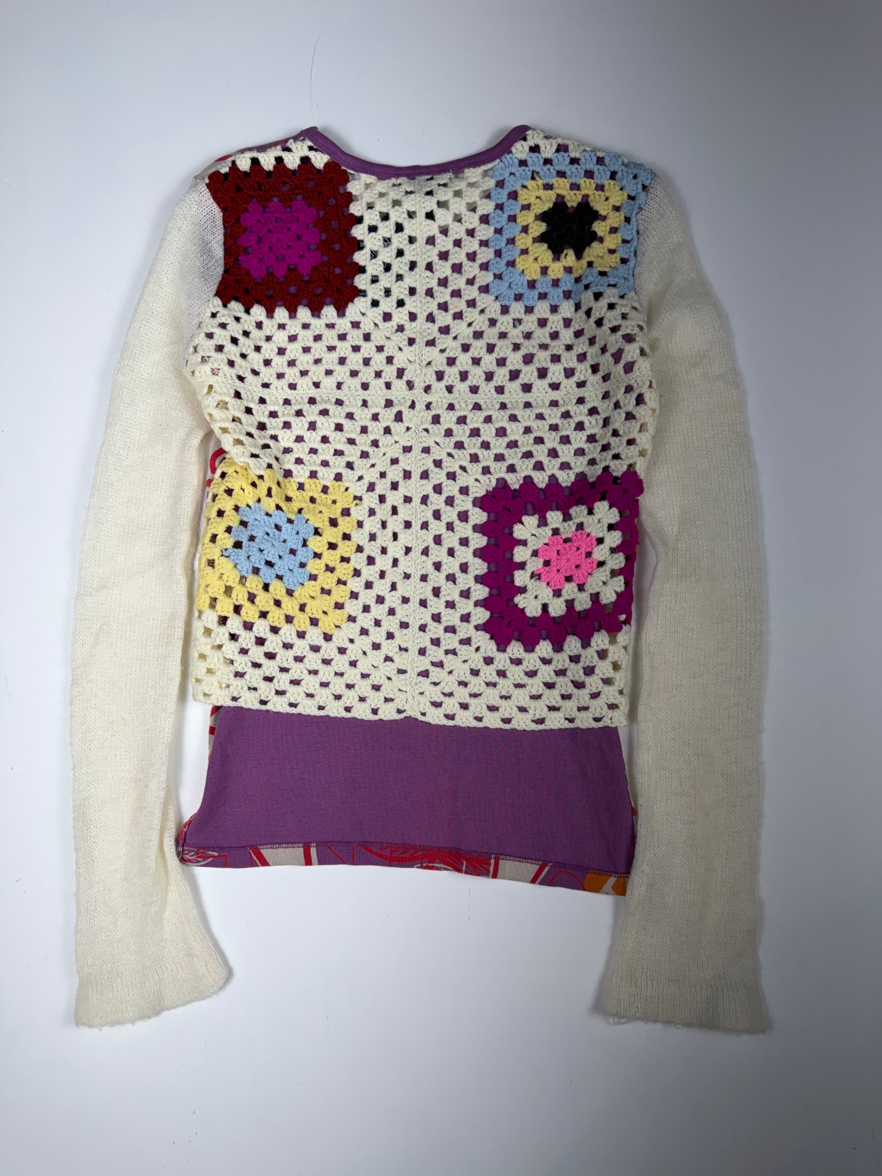 Pink & White Custo Barcelona Femme Longsleeve