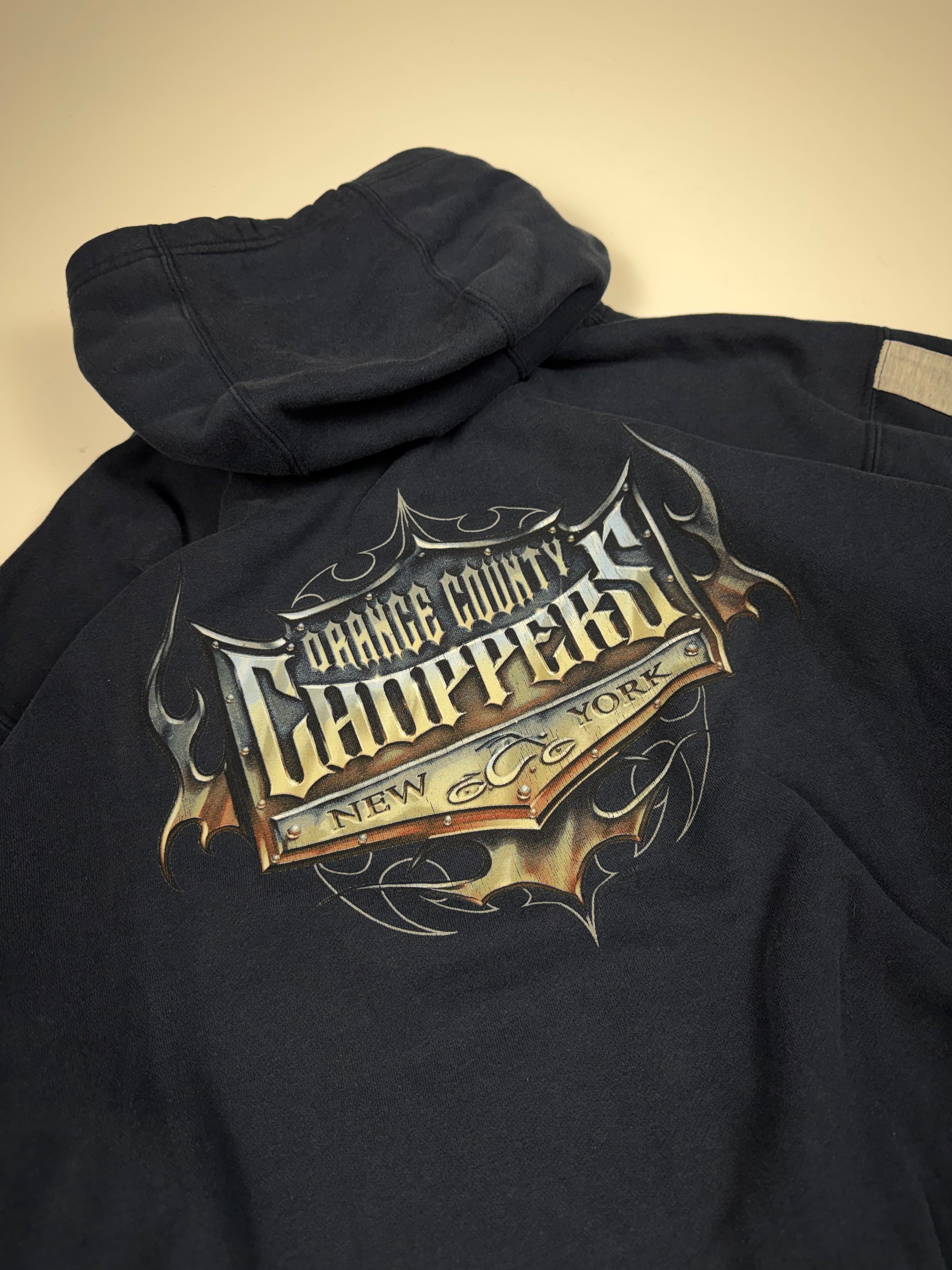 Dark Blue Orange County Choppers Hoodie